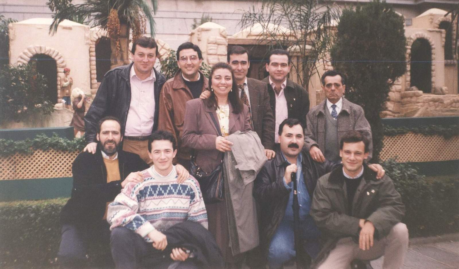 José Luis Torres Tocino con sus compañeros
