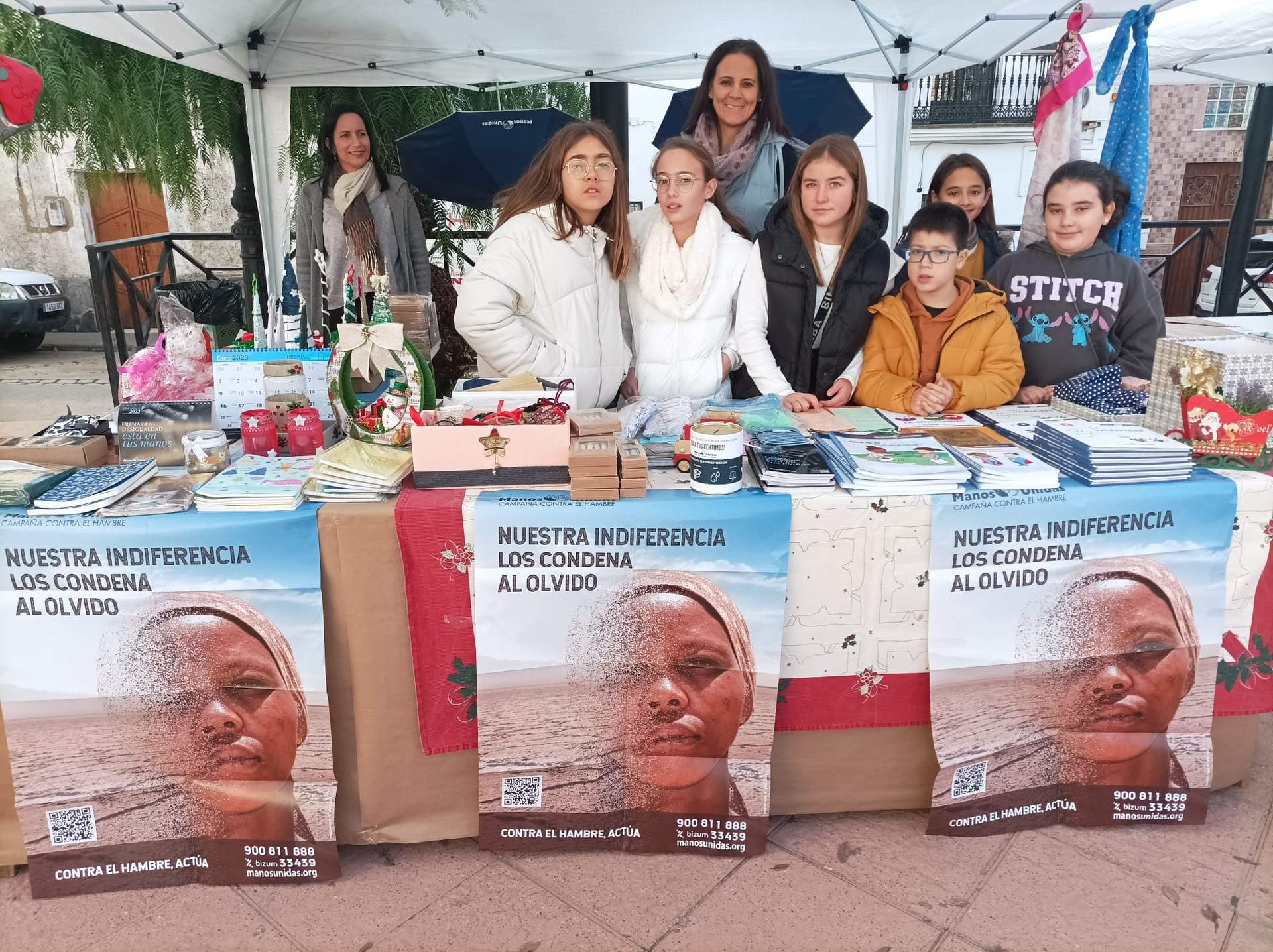 Otra de las campañas de ayuda a Manos Unidas