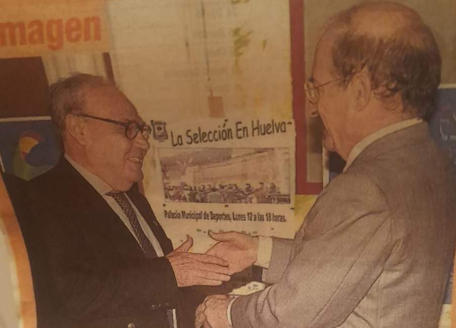 Con Pedro Rodríguez