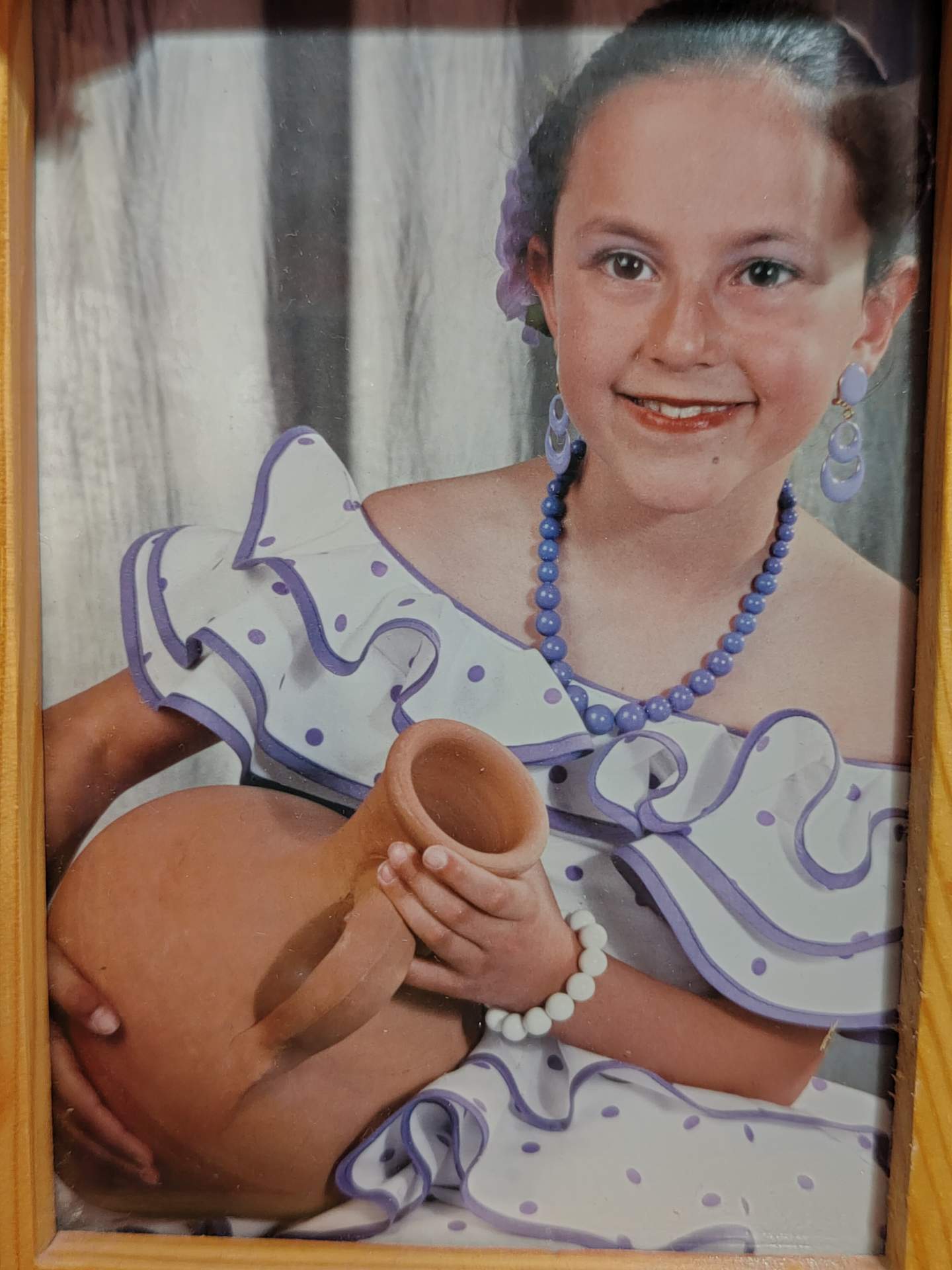 Imagen de pequeña, ya el arte asomaba