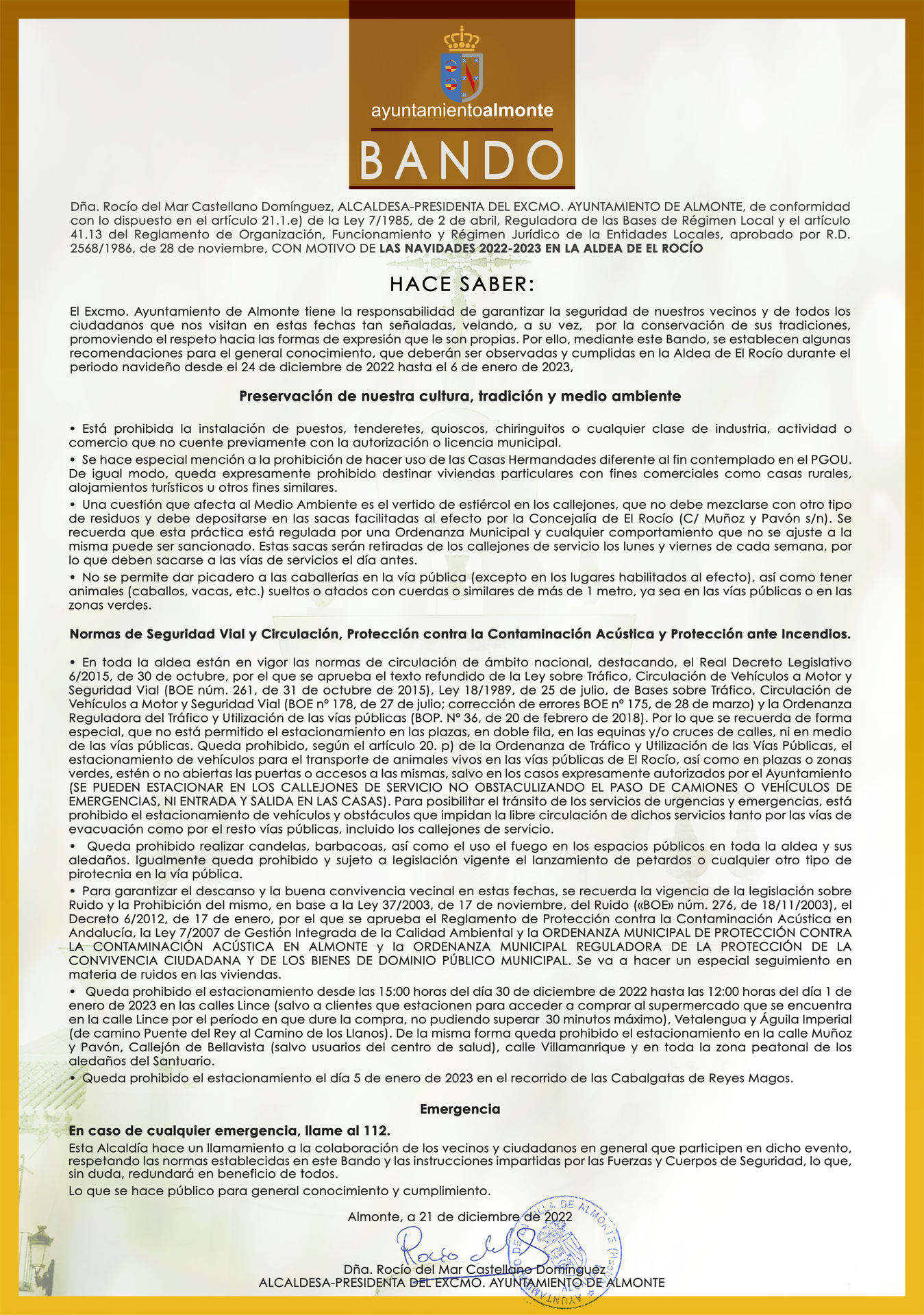 bando Navidad 2022