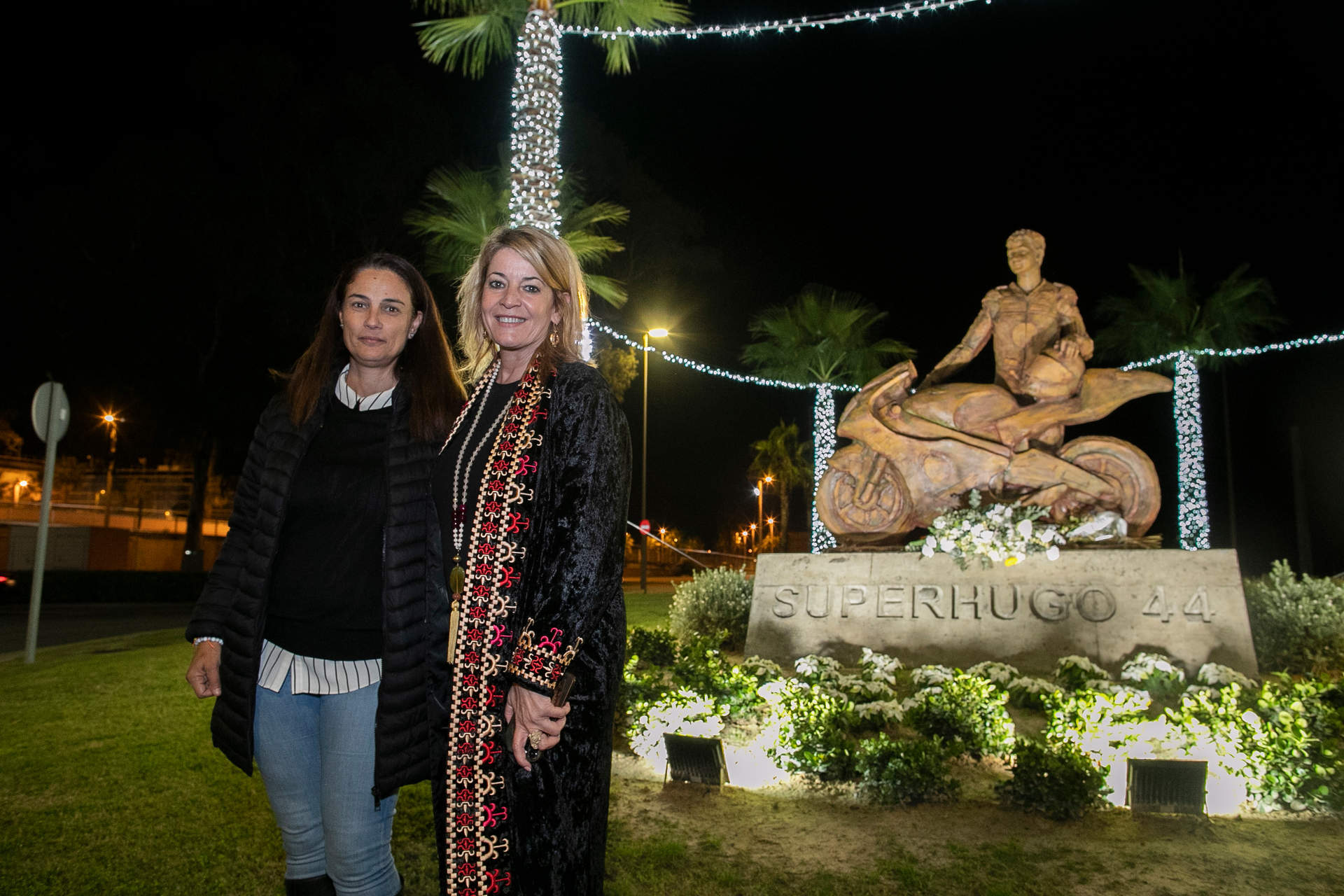 Pilar Miranda, en un acto con la familia Millán.