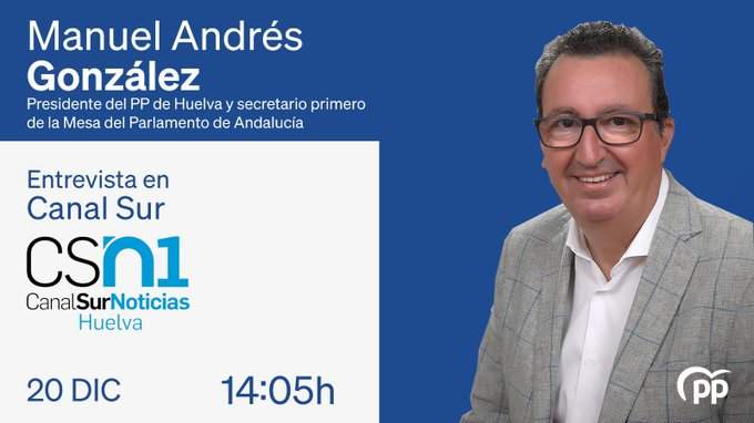 Manuel Andrés González, en una reciente entrevista en Canal Sur
