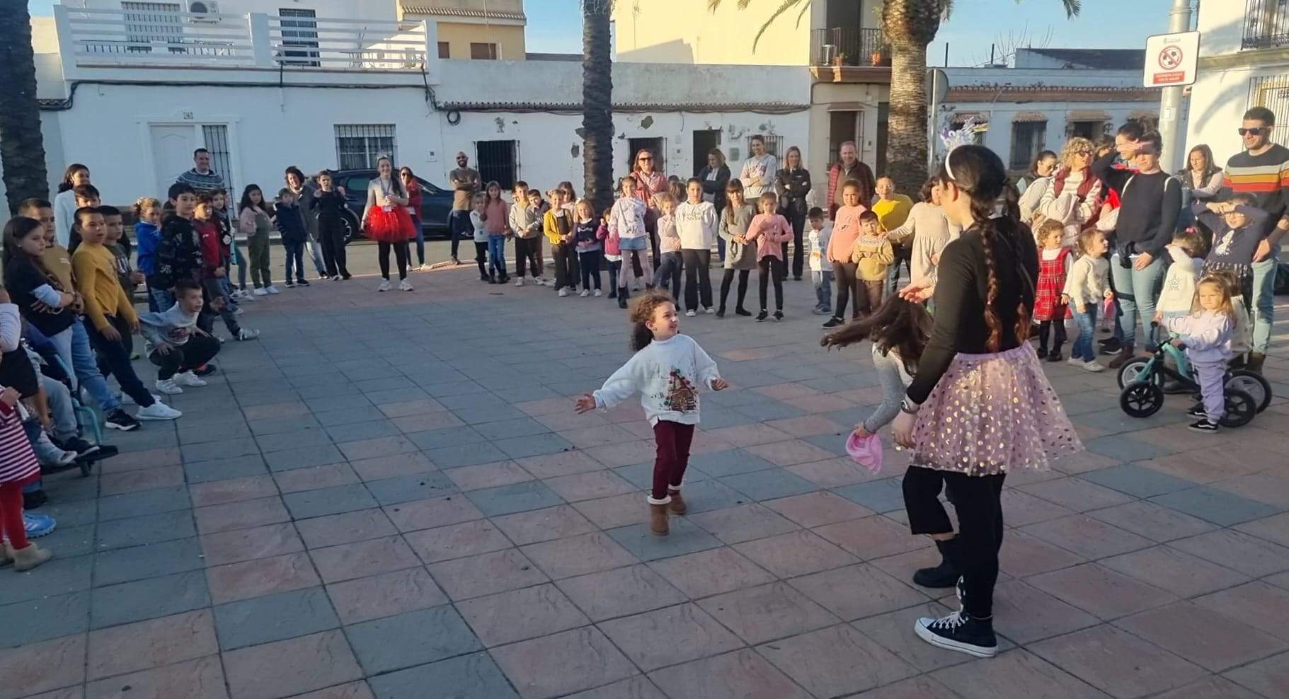 Cientos de personas adelantaron el año nuevo en Aljaraque