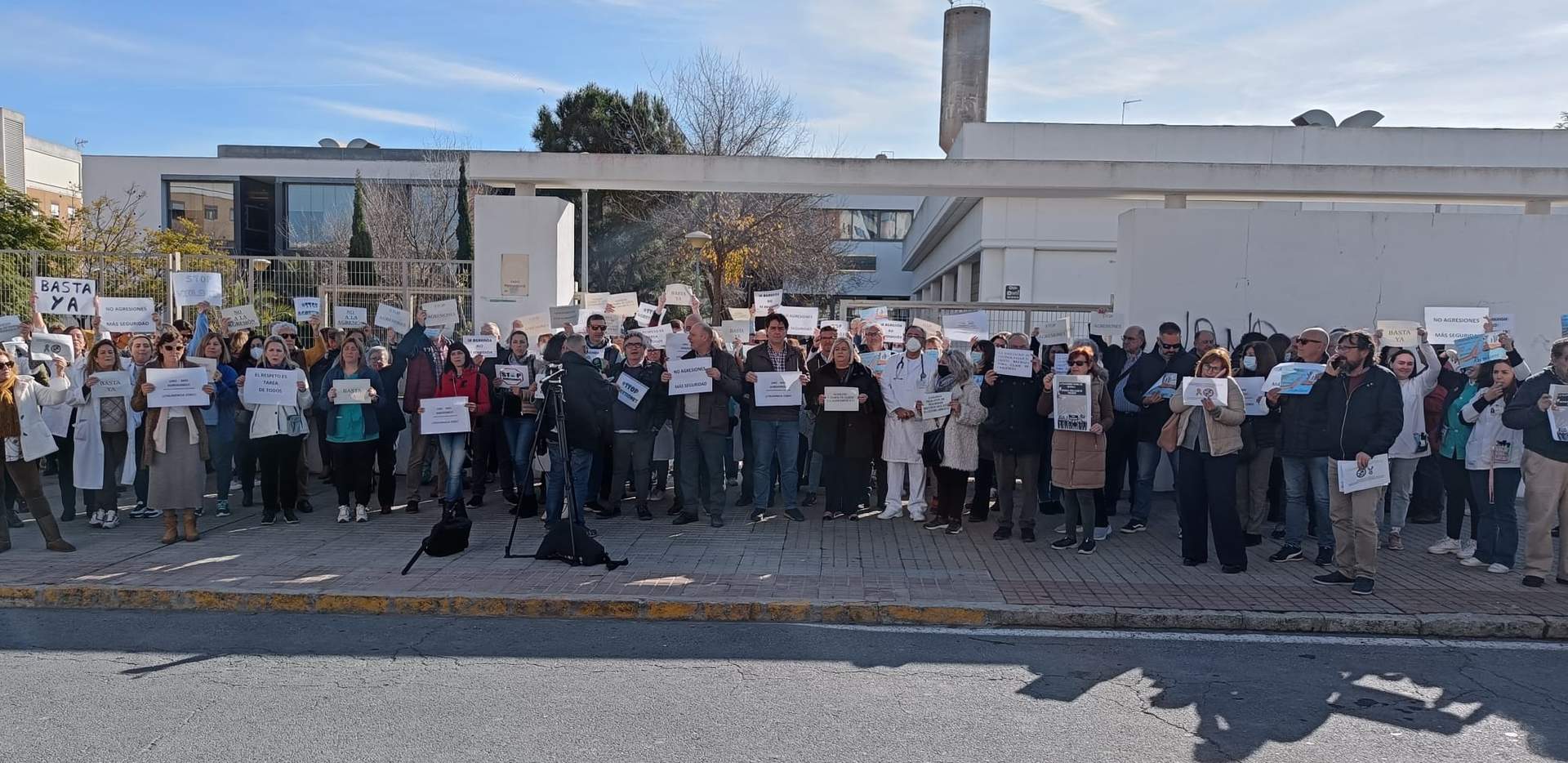 Concentración de protesta en Huelva esta mañana