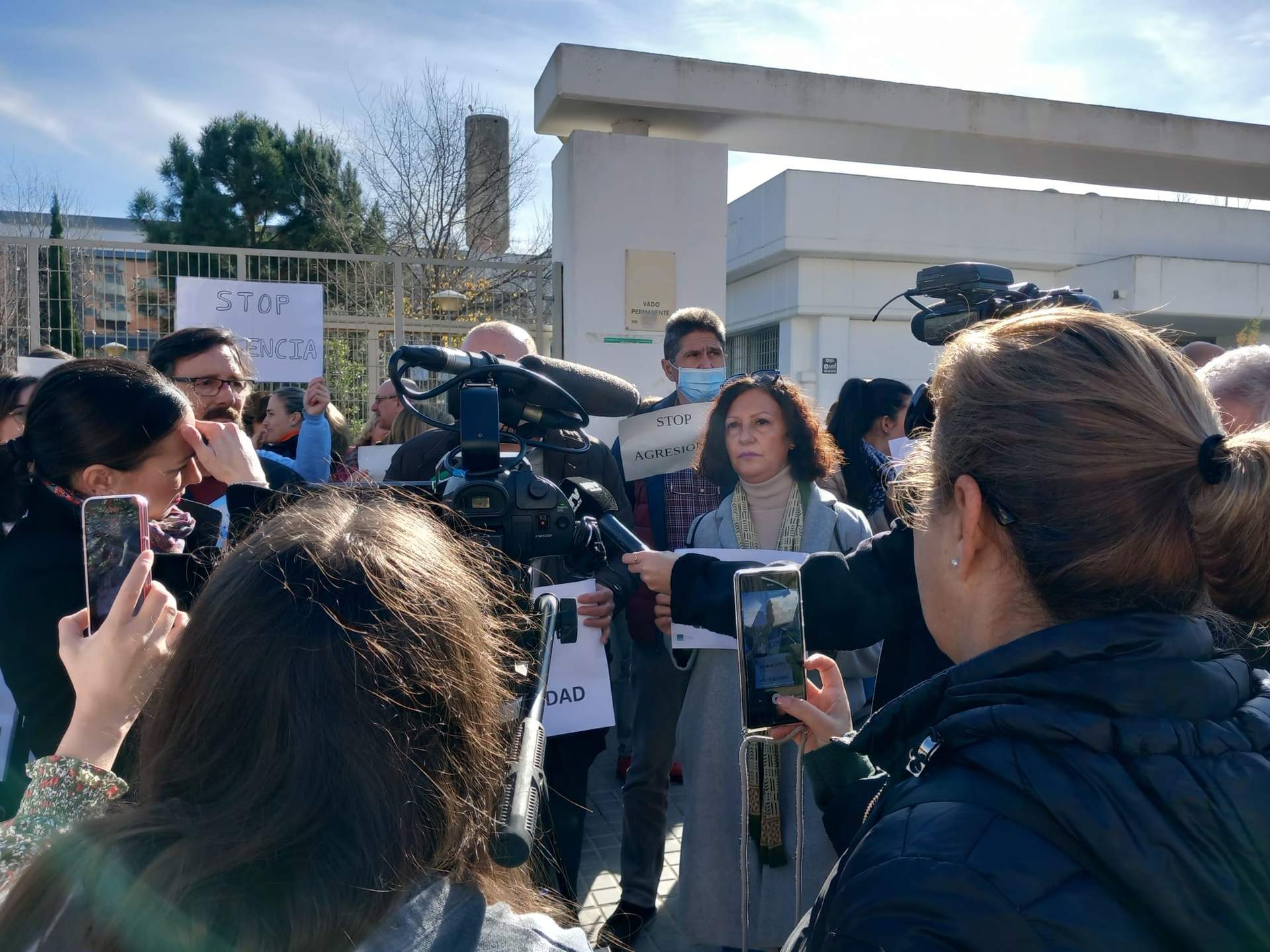 Acto de condena tras la última agresión