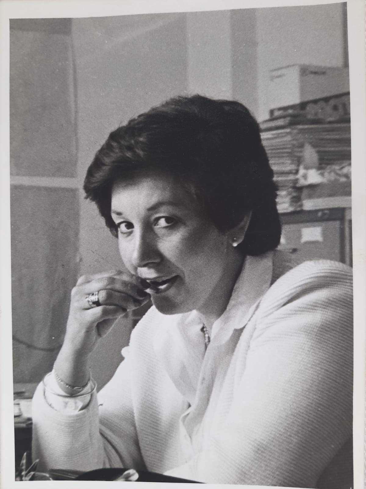 MARÍA GOMEZ en una imagen retrospectiva
