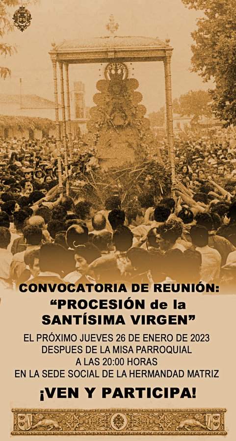 Nueva convocatoria rociera de la Matriz
