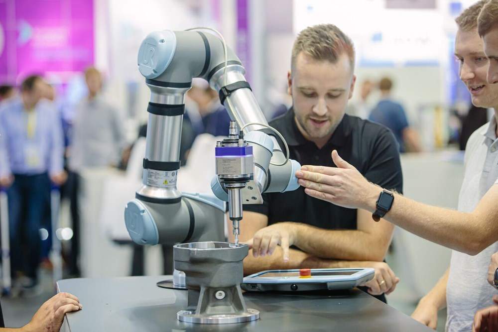 Demostración laboral de uso robótico