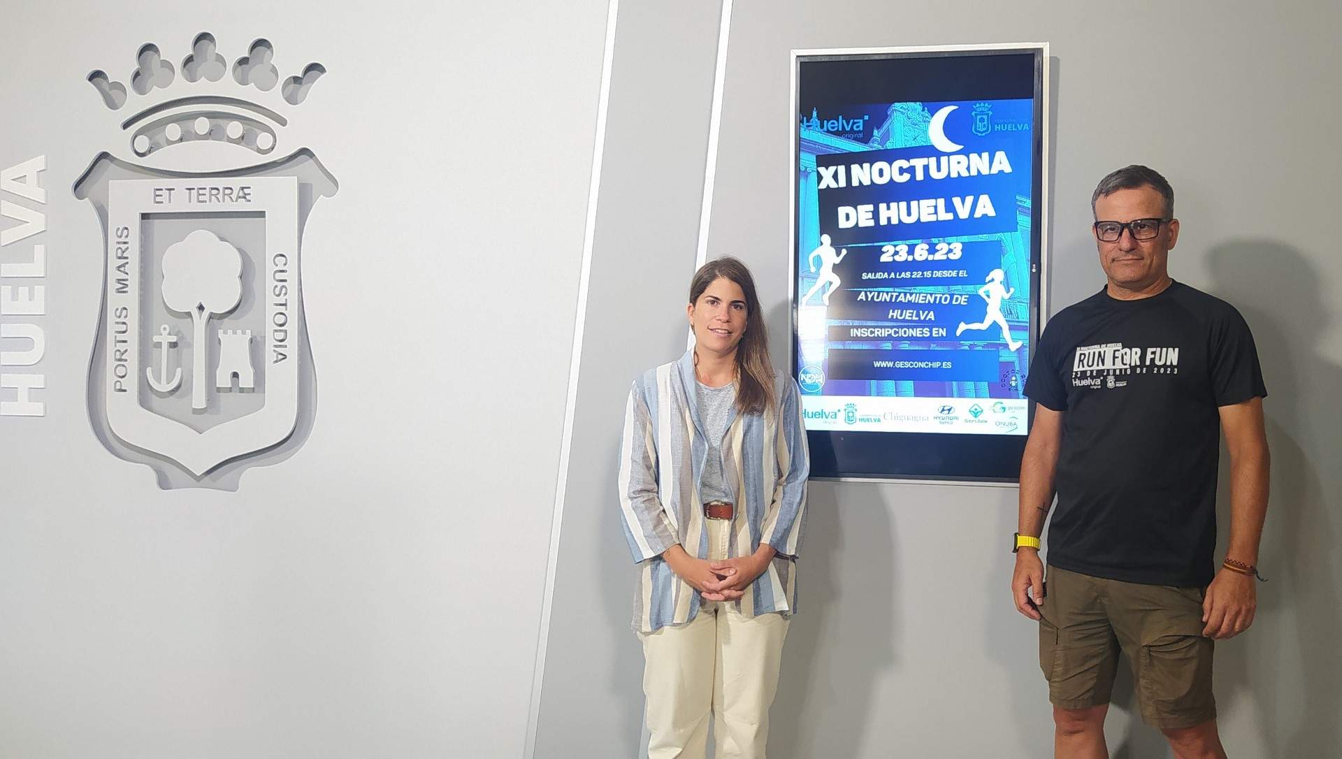 Presentación de la Nocturna en el Ayuntamiento esta mañana