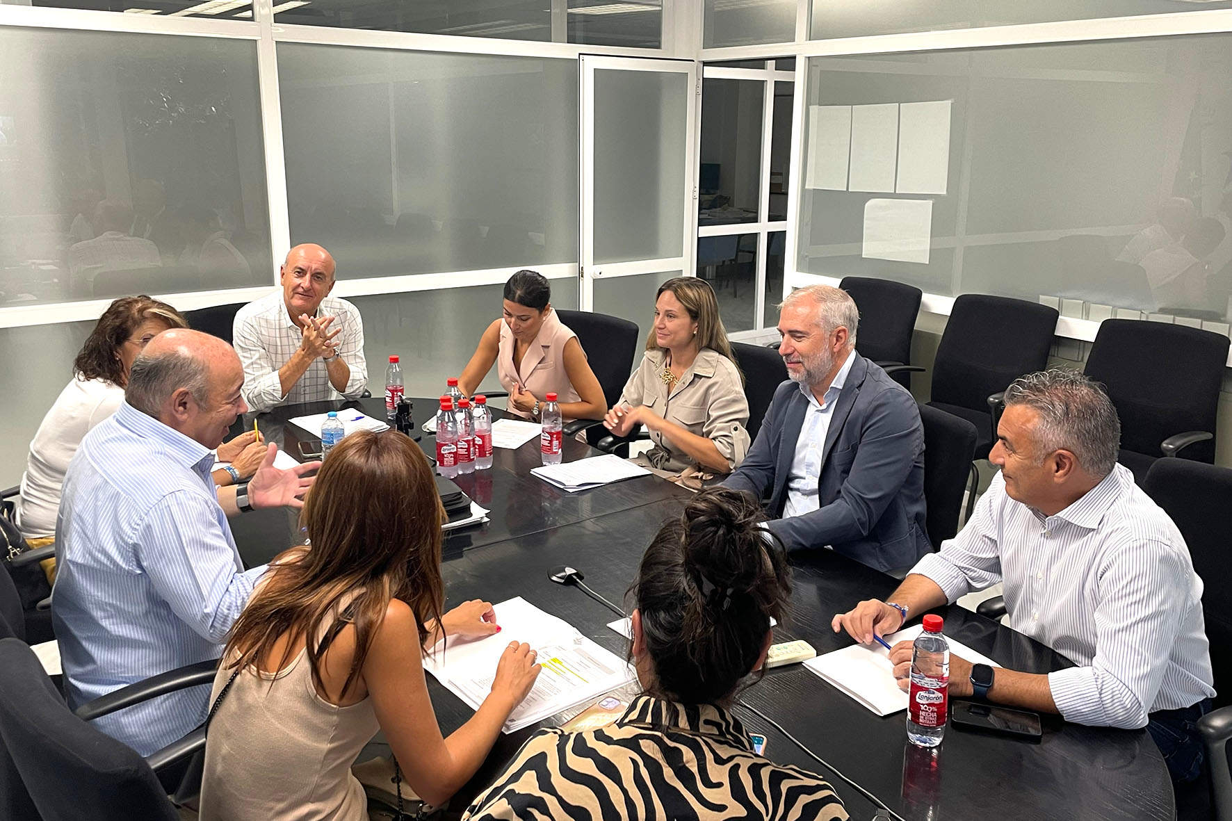 Un momento de la asamblea mancomunada