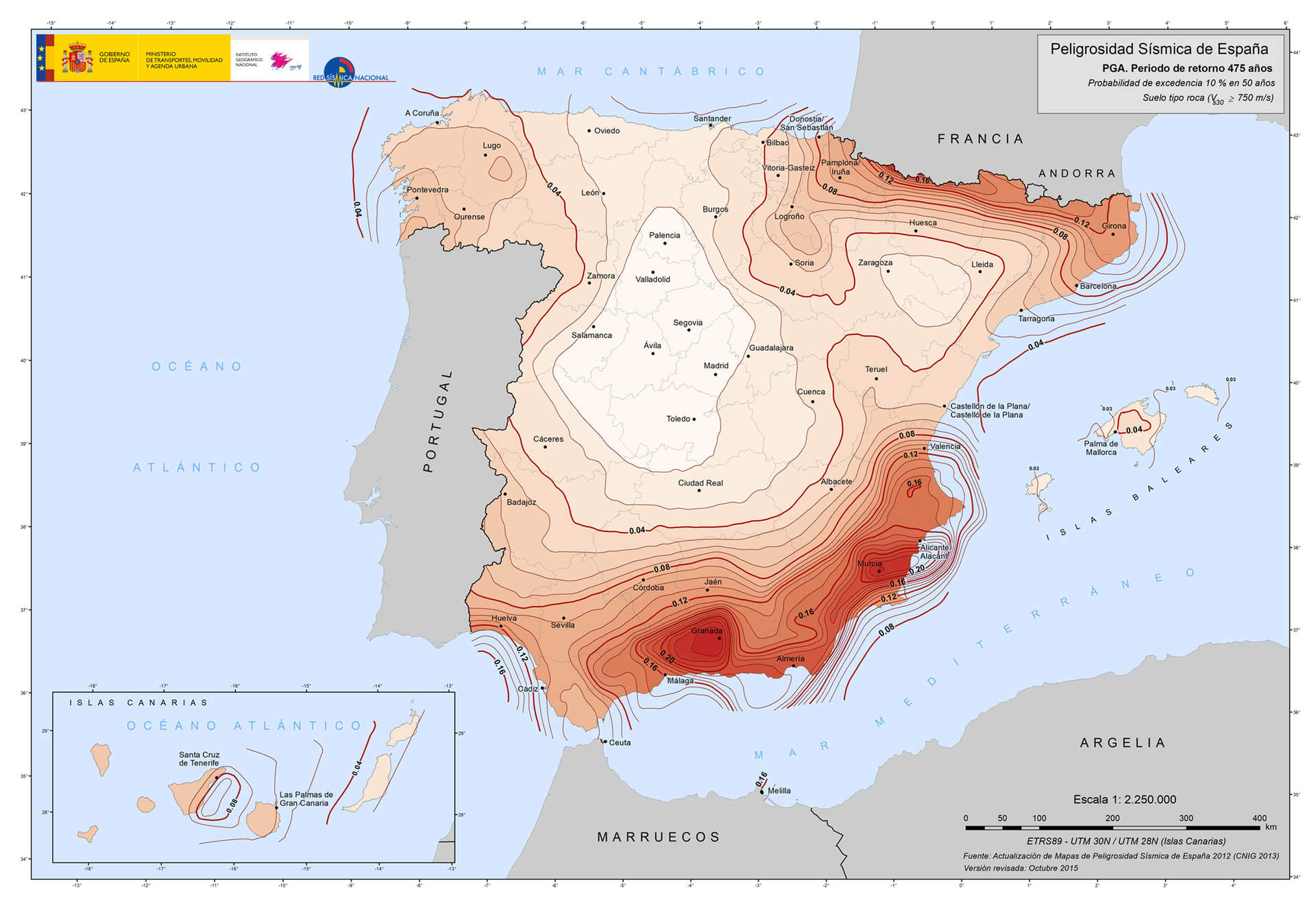 Mapa de Peligrosidad