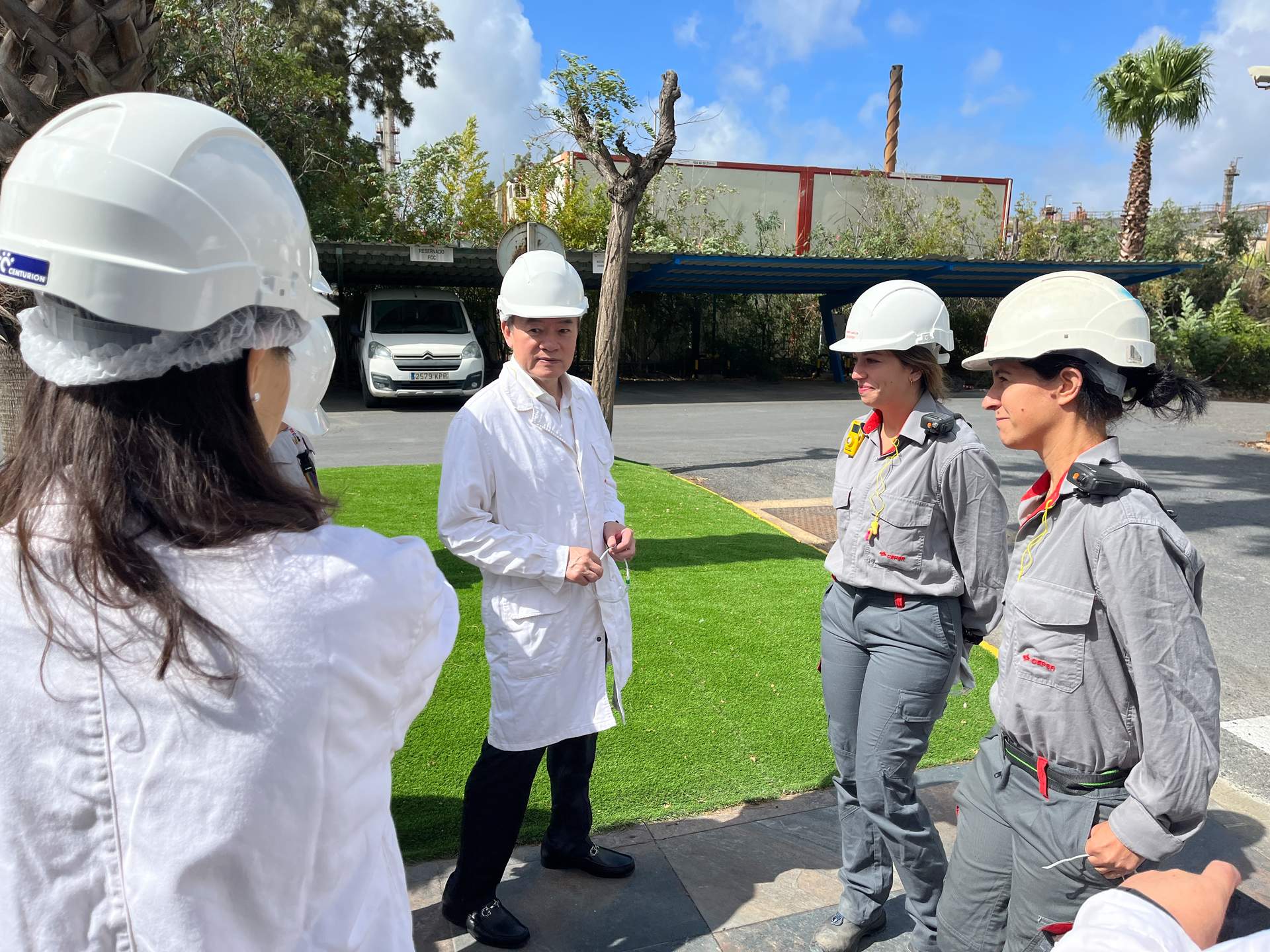 Recorrido por las instalaciones del Parque Energético de La Rábida