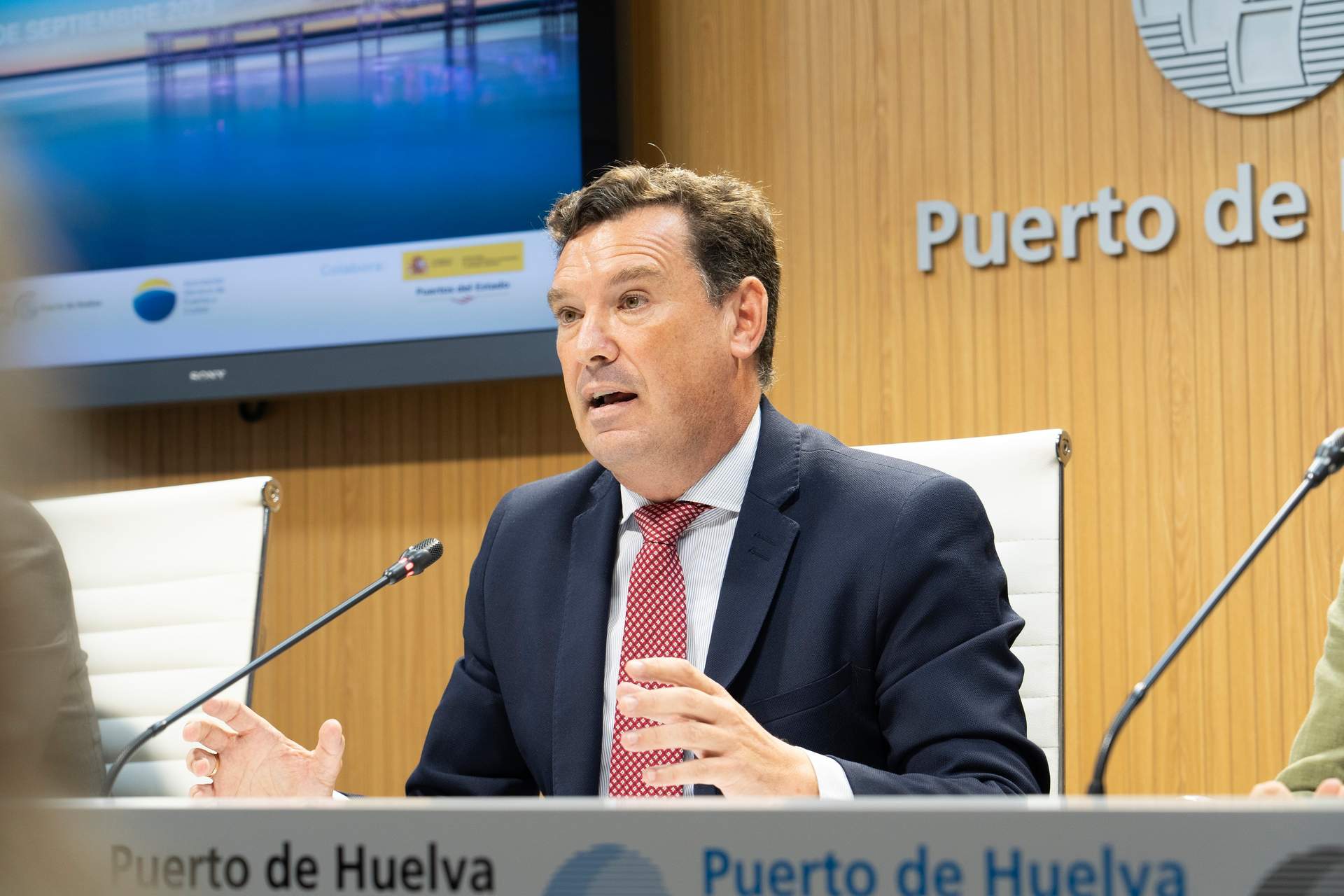 Alberto Santana, presidente Autoridad Portuaria de Huelva