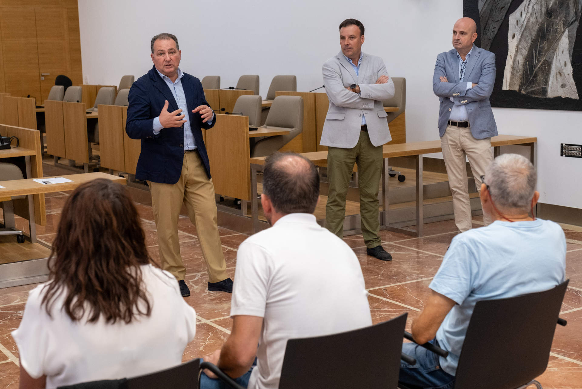 Toscano valora la entrega de proyectos