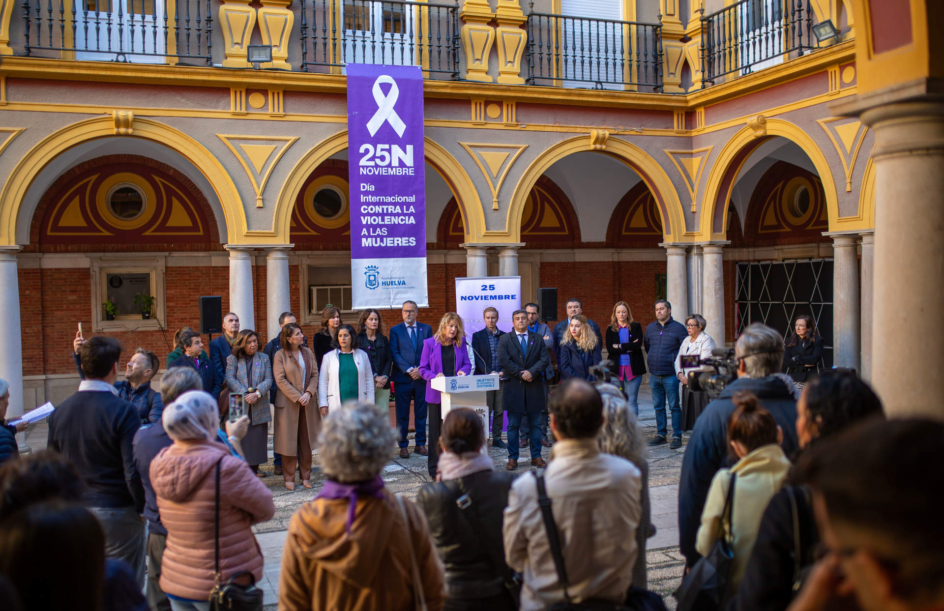 Lectura Manifiesto en el Ayuntamiento