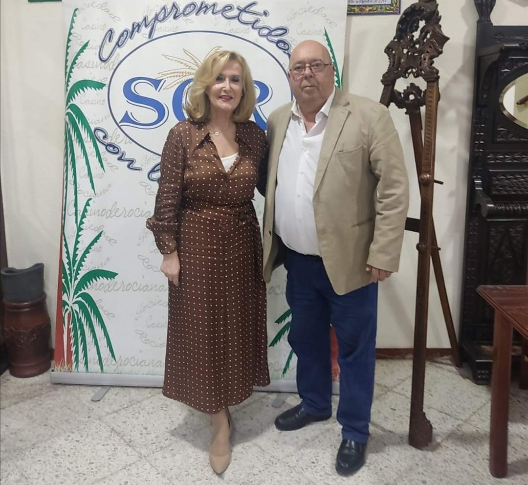 Pepón con Nieves Herrero