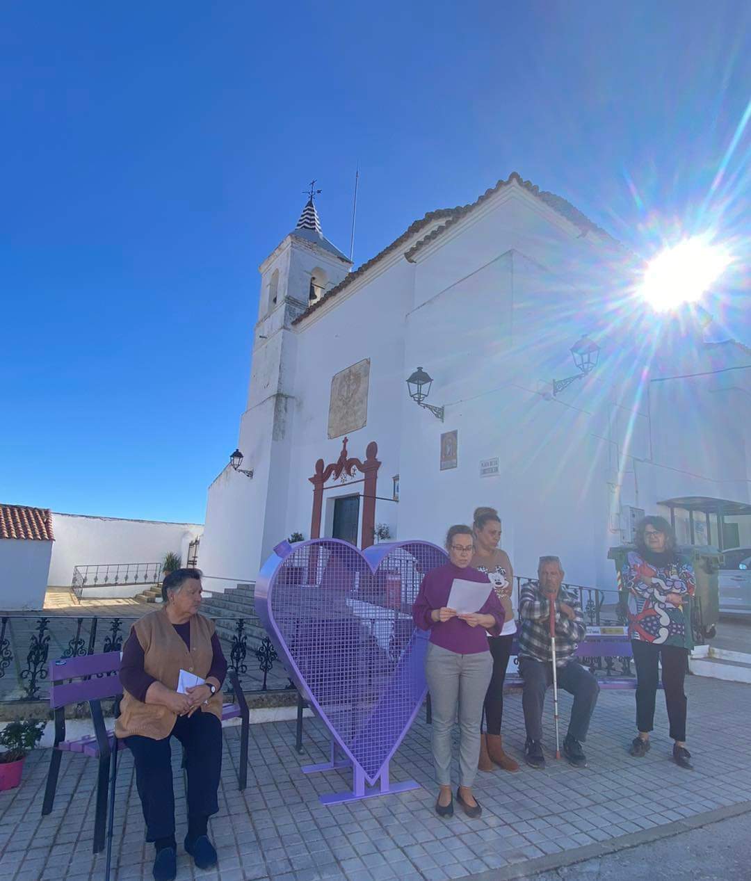 Acto del 25N en Cumbres de Enmedio