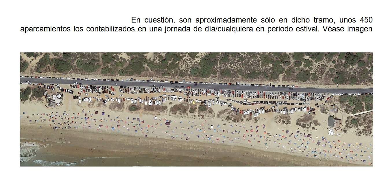 Turismo La Bota alegaciones aparcamientos verano