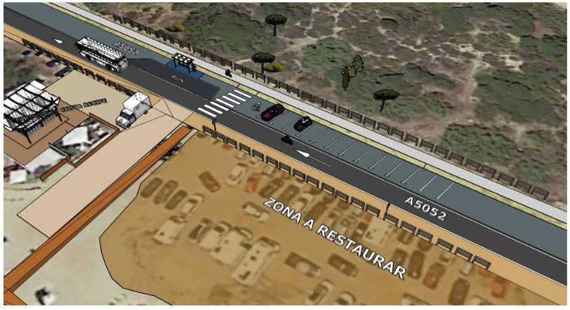 Turismo La Bota alegaciones propuesta municipal croquis 1