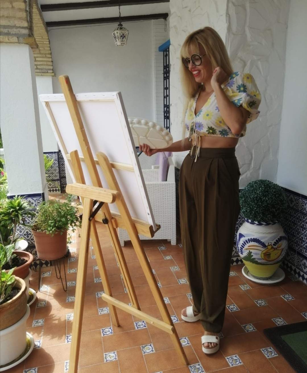 Ante un lienzo