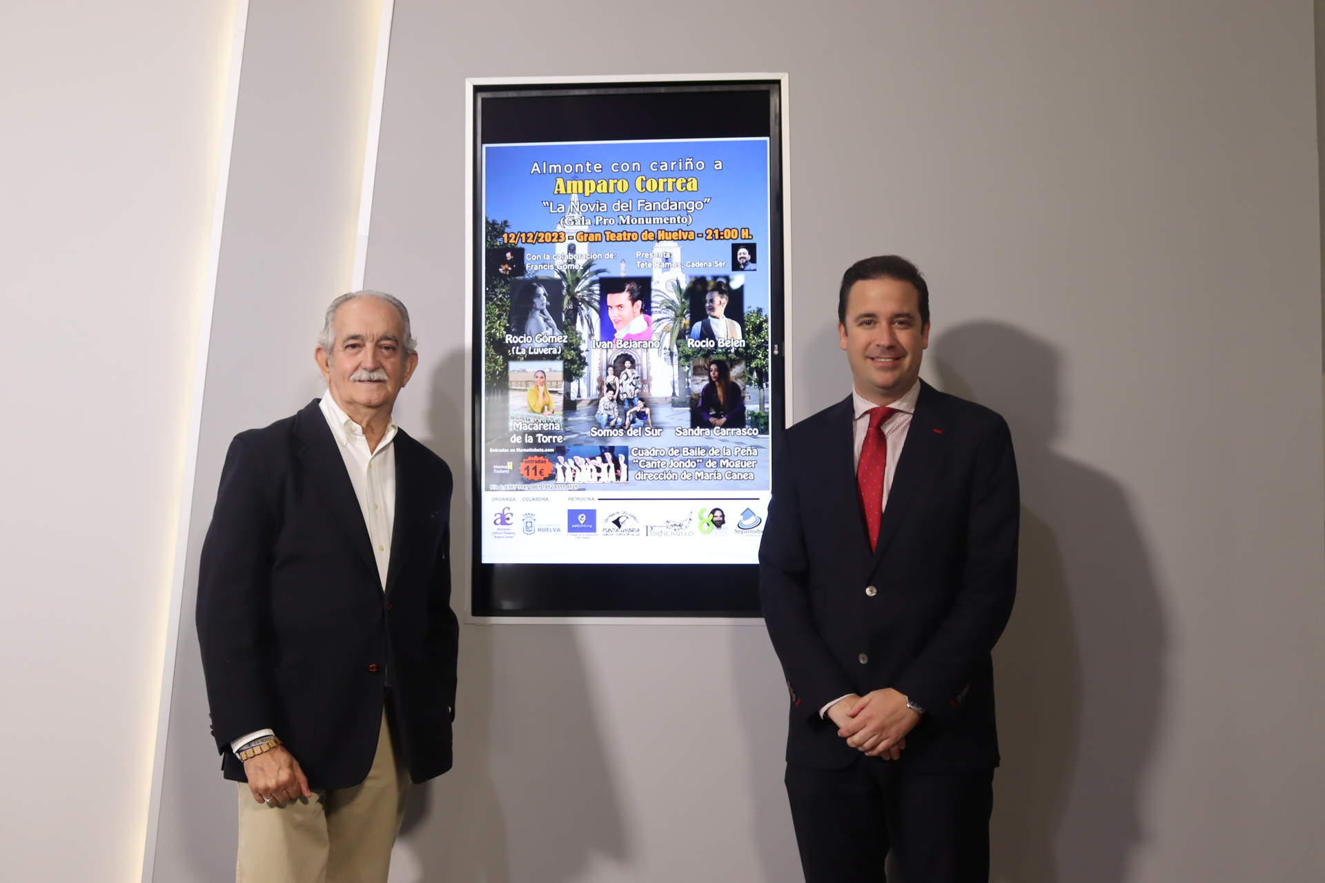 Presentación de la Gala Monumento Amparo Correa