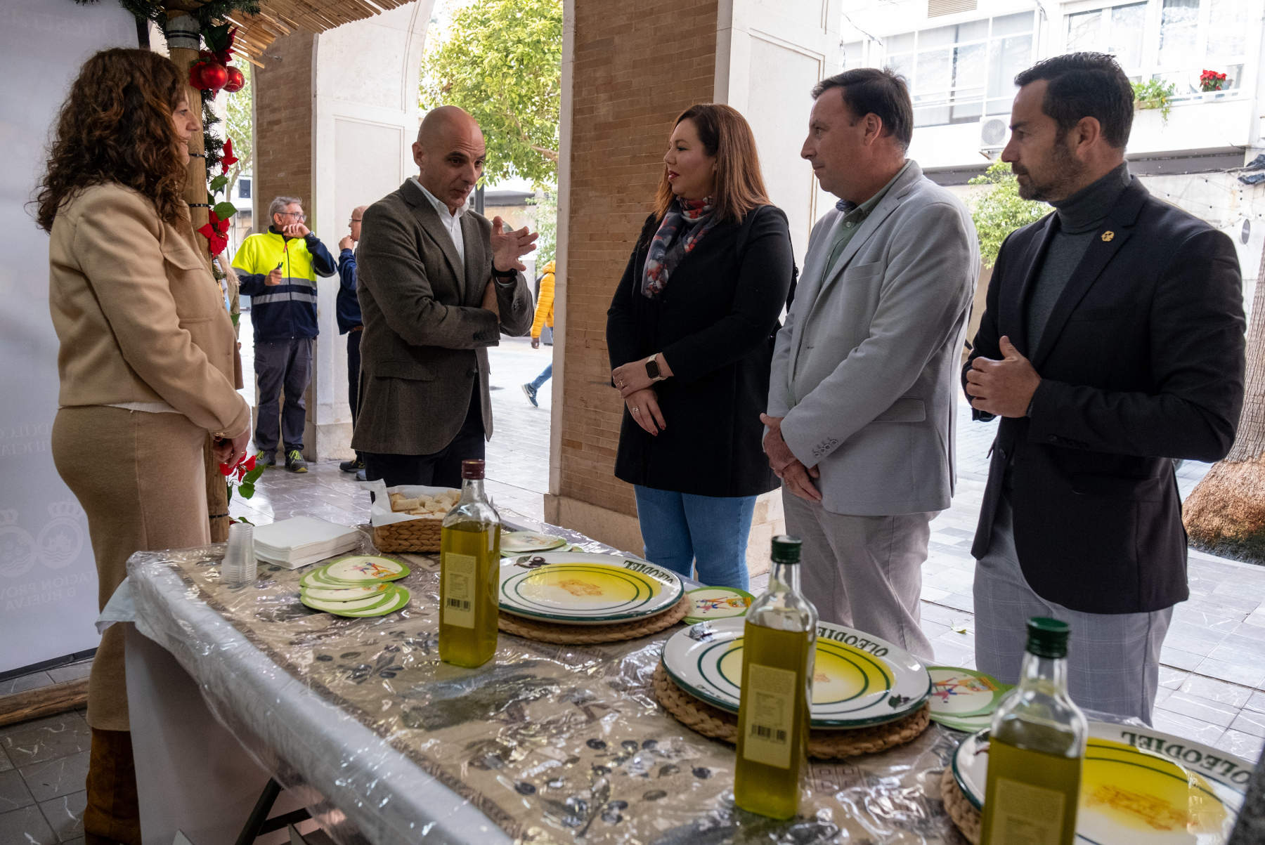 Inauguración de los stands