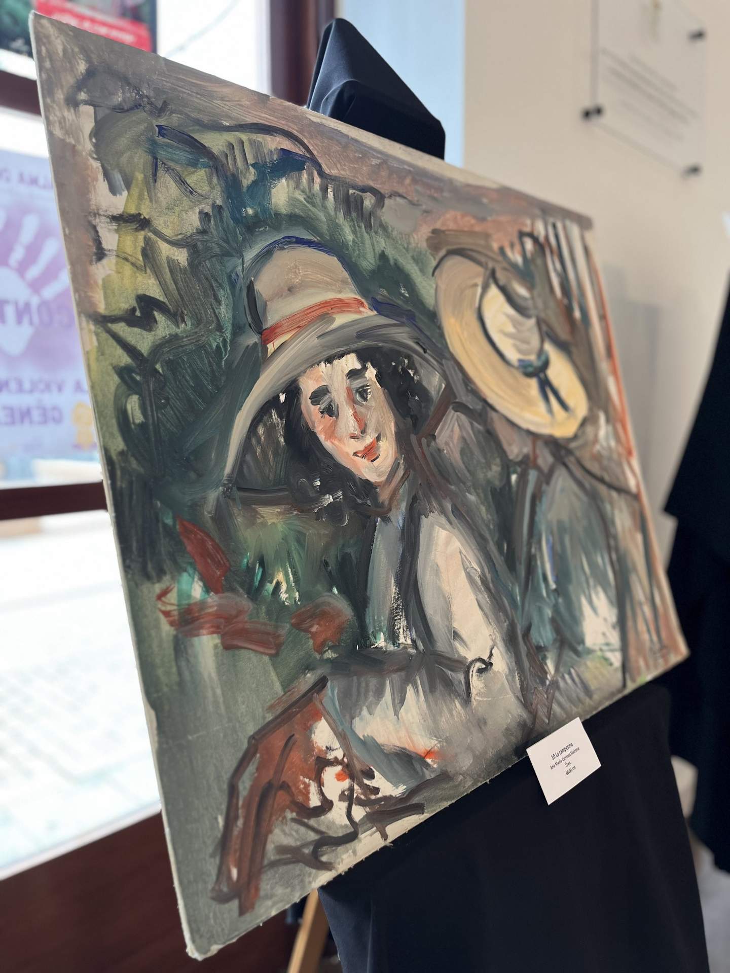 Una de las obras pictóricas de Ana María Carrasco que se darán cita en la Sociedad Cultural