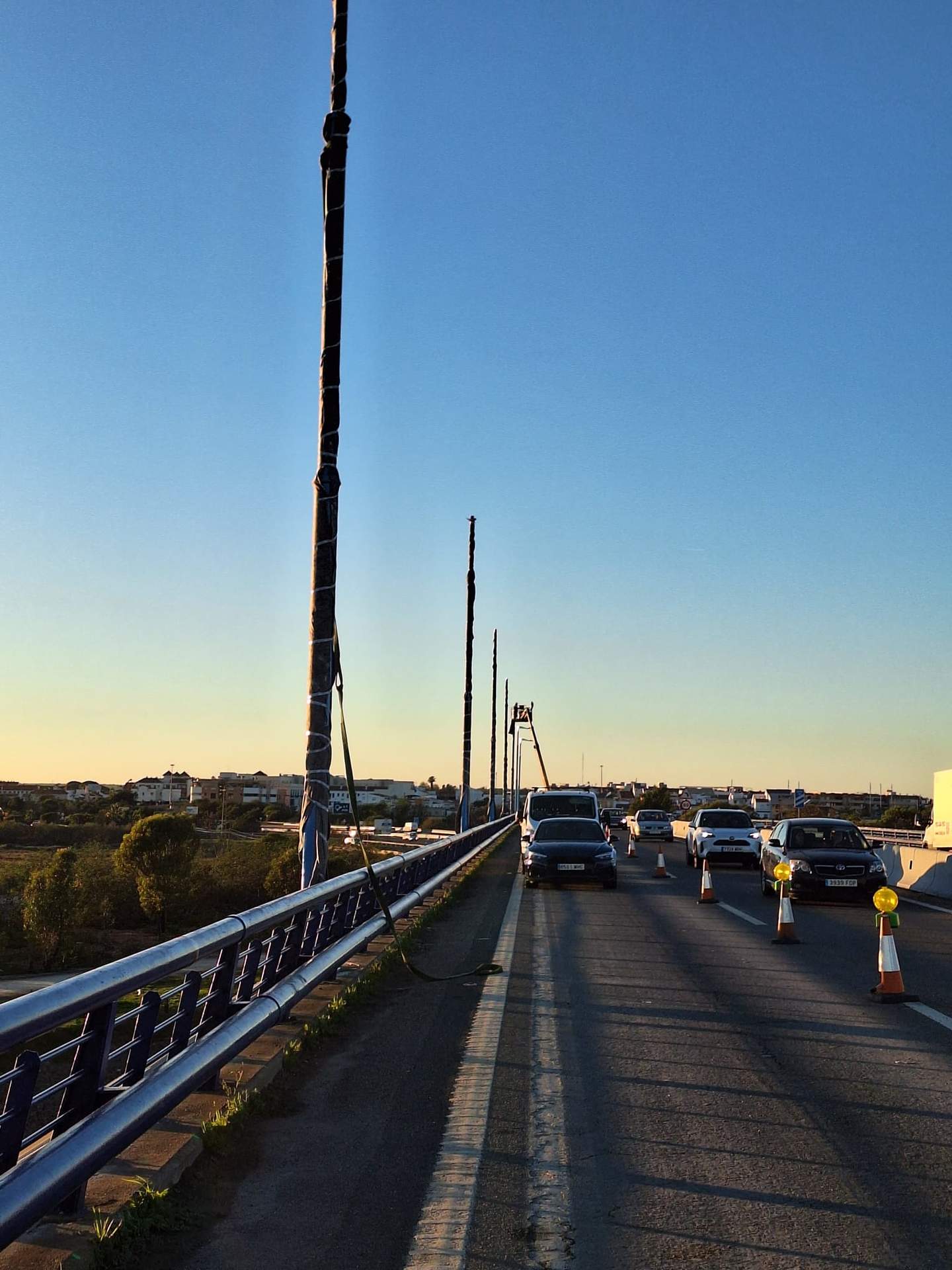 Instalación de nuevas farolas