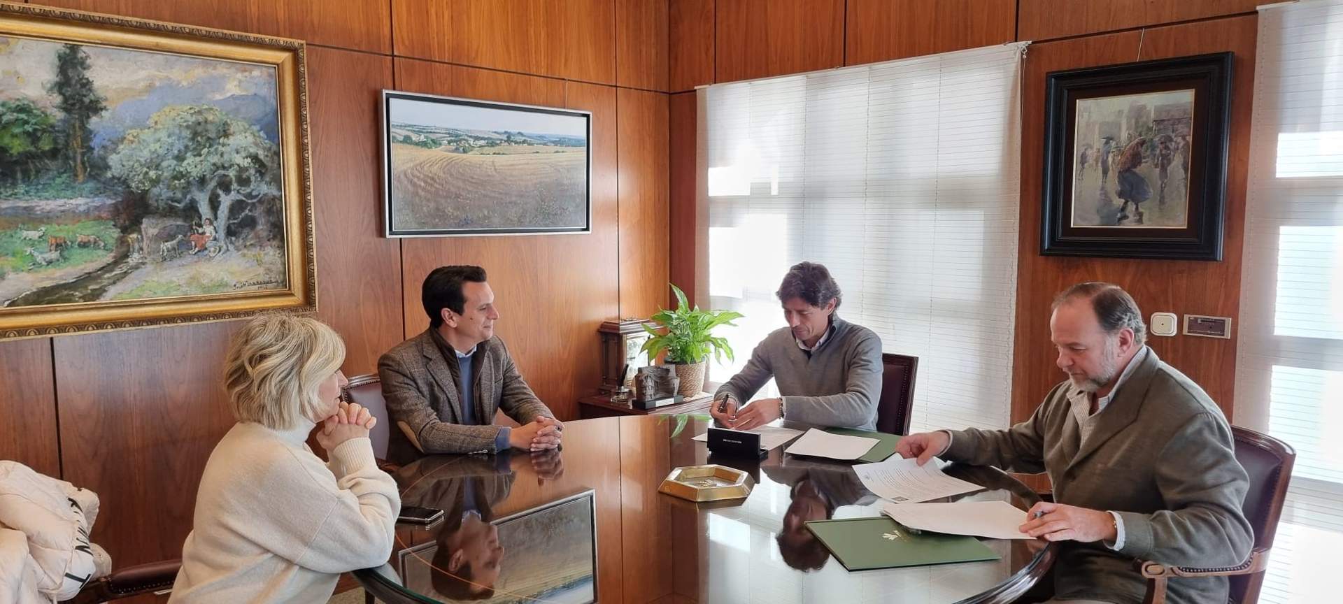 Momento de la firma