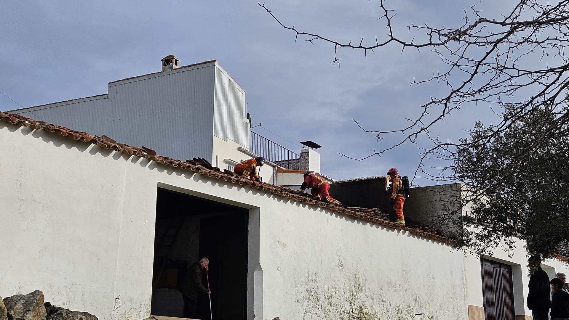 Actuación en el tejado
