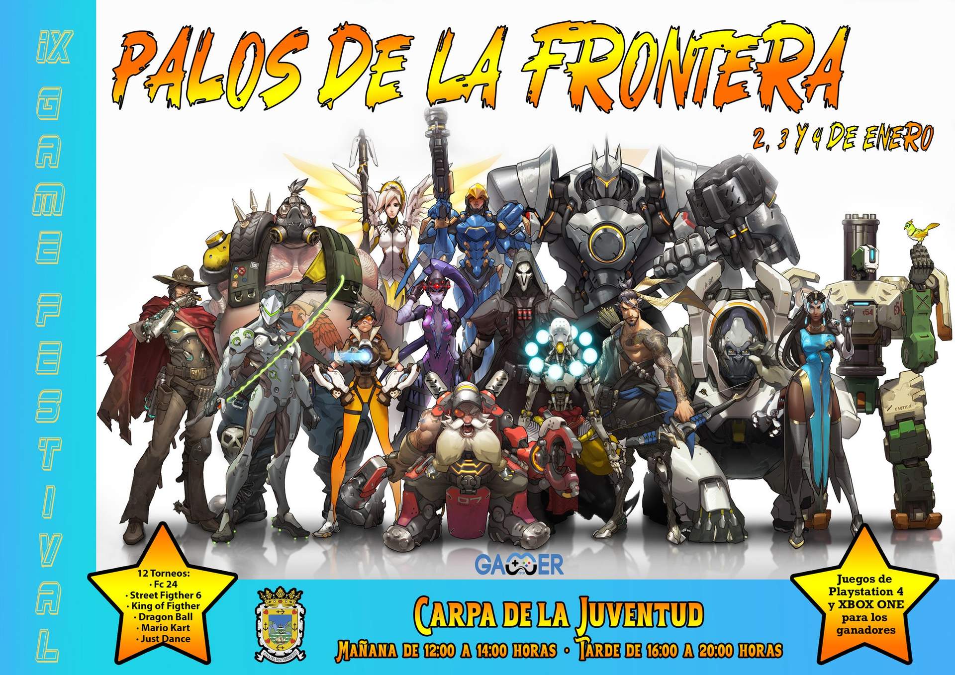Cartel de la feria del videojuego