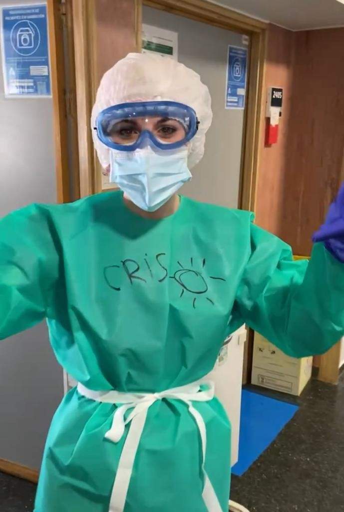 En el Hospital JR durante la pandemia en la planta de COVID