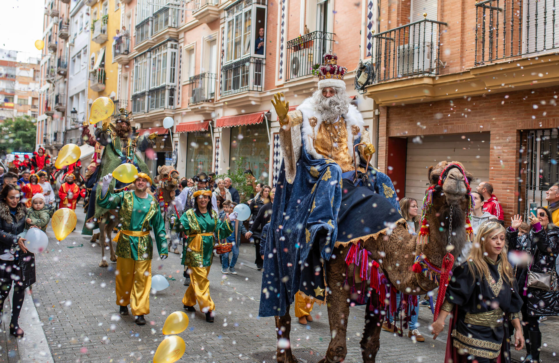Llegada de los Reyes a la capital