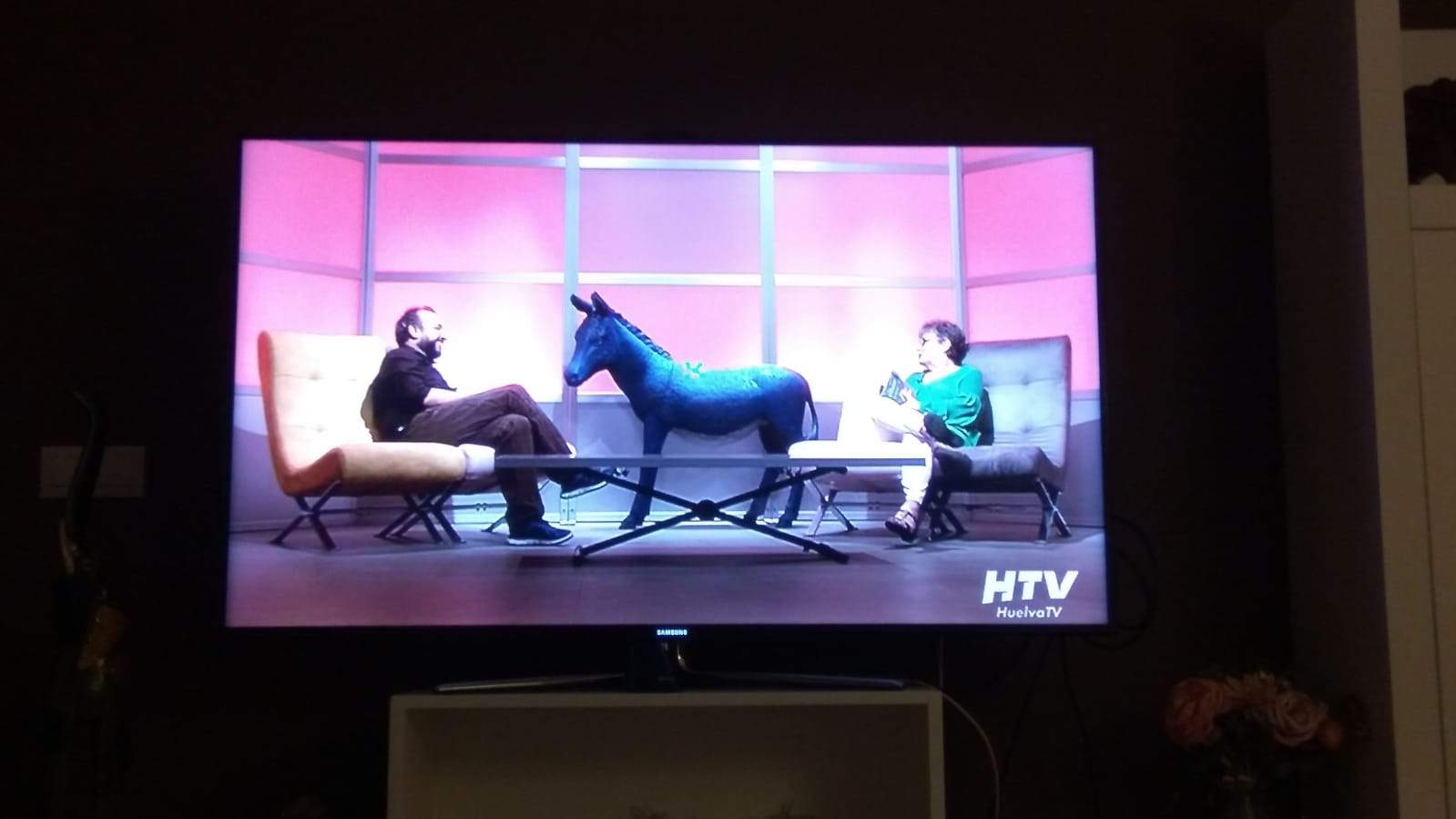 Durante una entrevista en Huelva Televisión