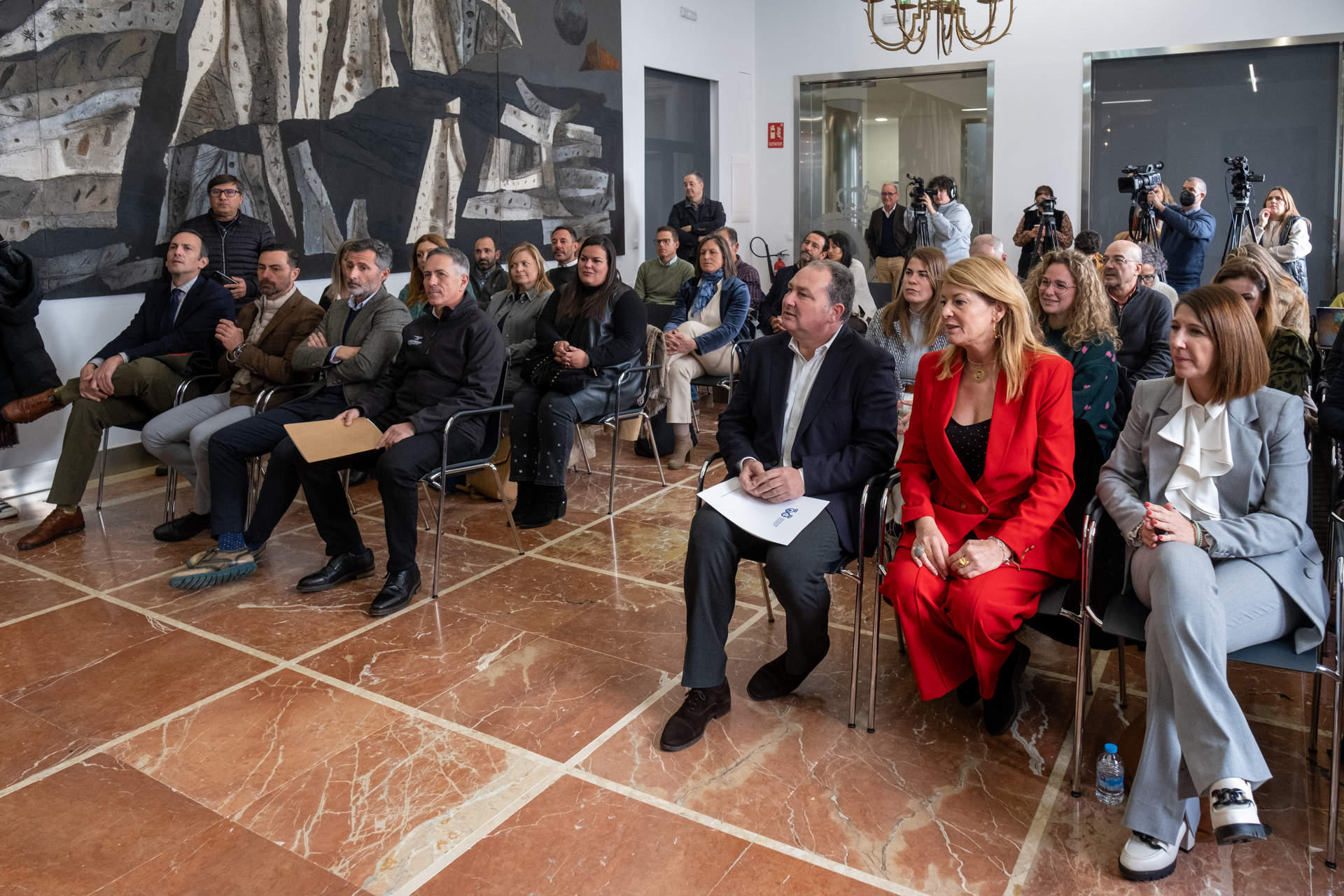 Un momento del acto
