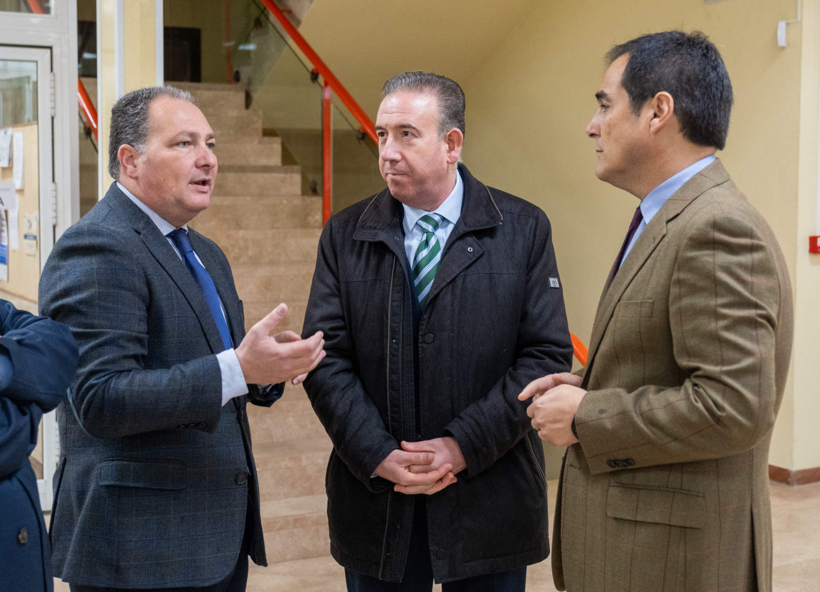 Toscano y Nieto dialogan con el alcalde de Aracena
