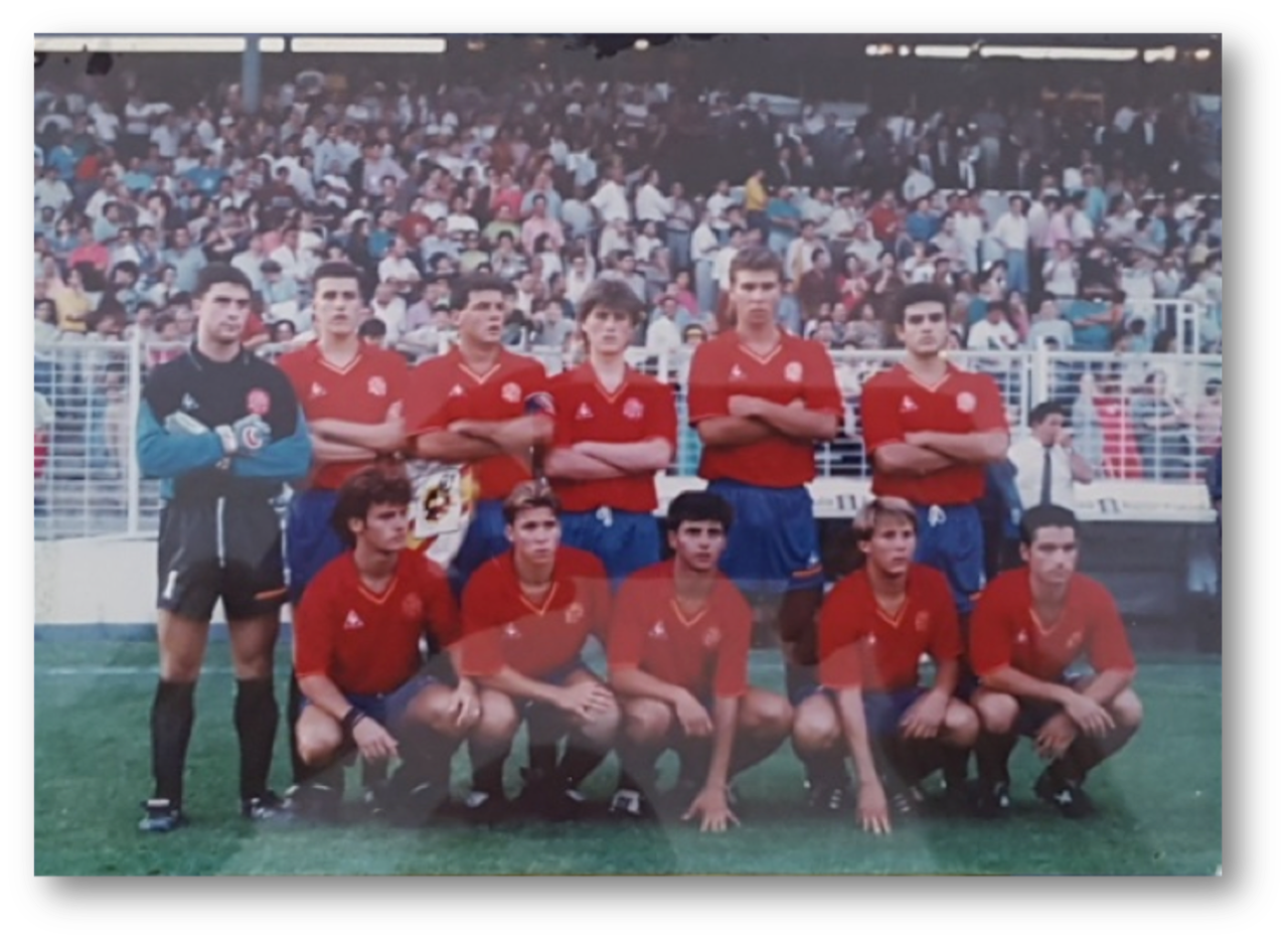 En una convocatoria con la Selección Española Sub - 20
