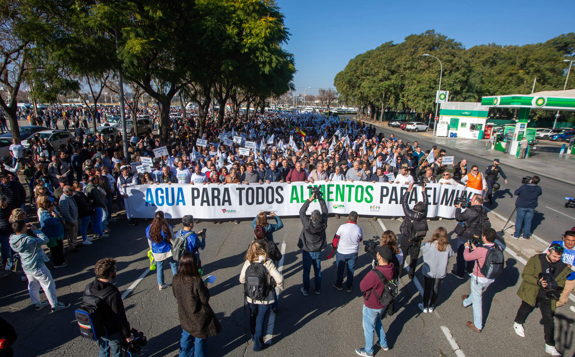 Un momento de la marcha