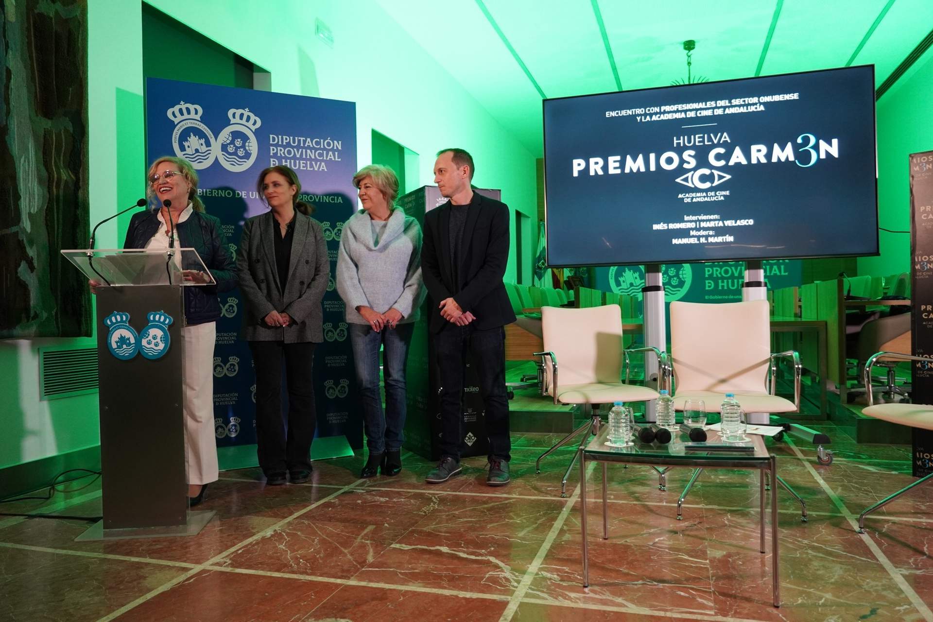 Encuentro Premios Carmen en Diputacion