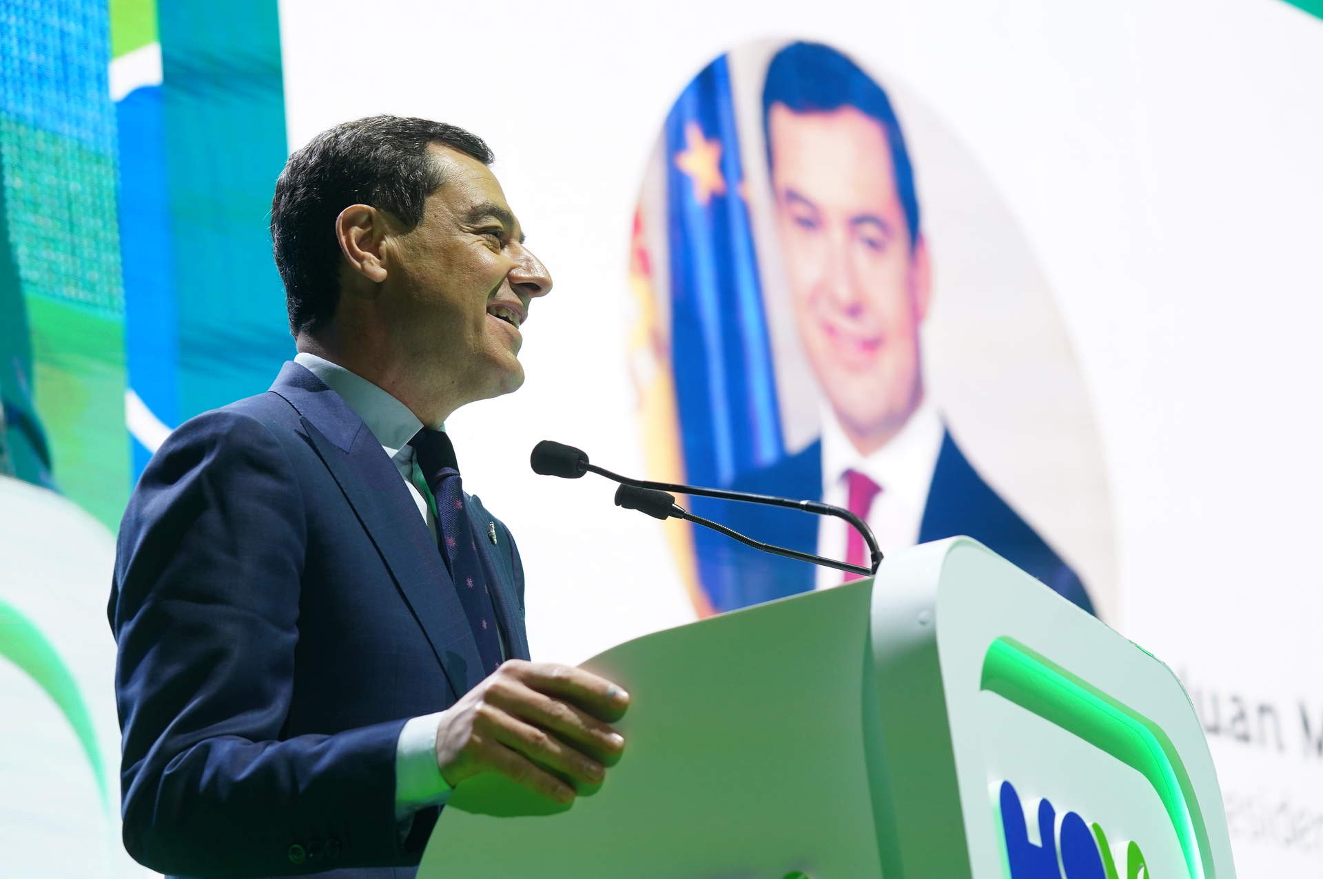 Juanma Moreno, en el Congreso