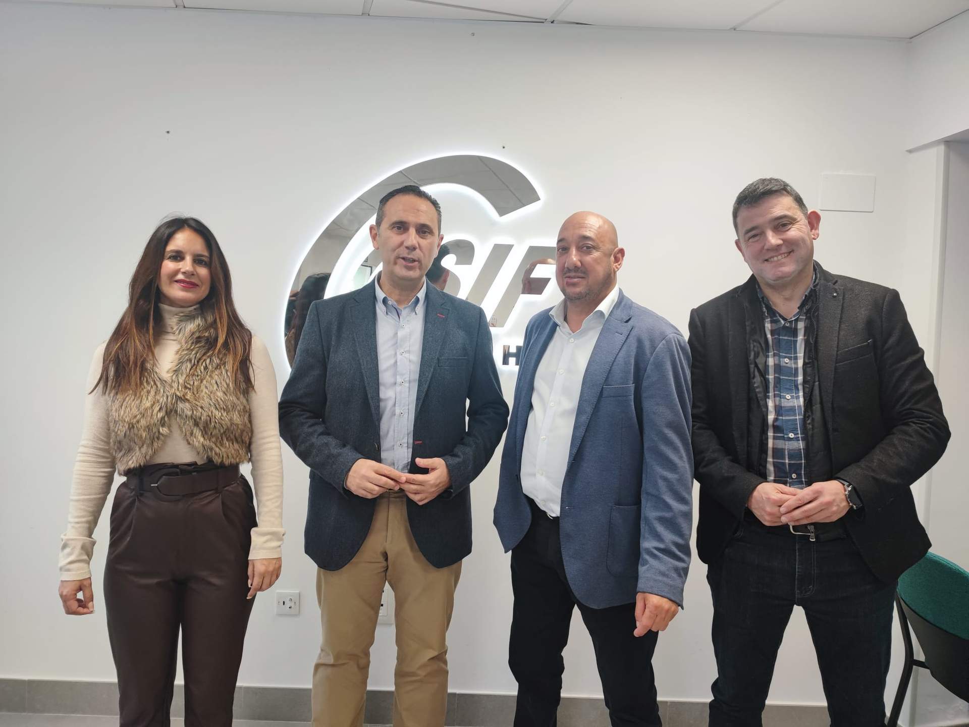 Germán Girela, en la sede del CSIF