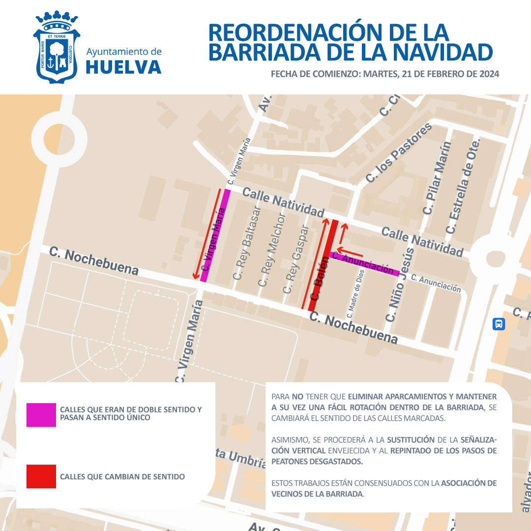 Cambios en las calles