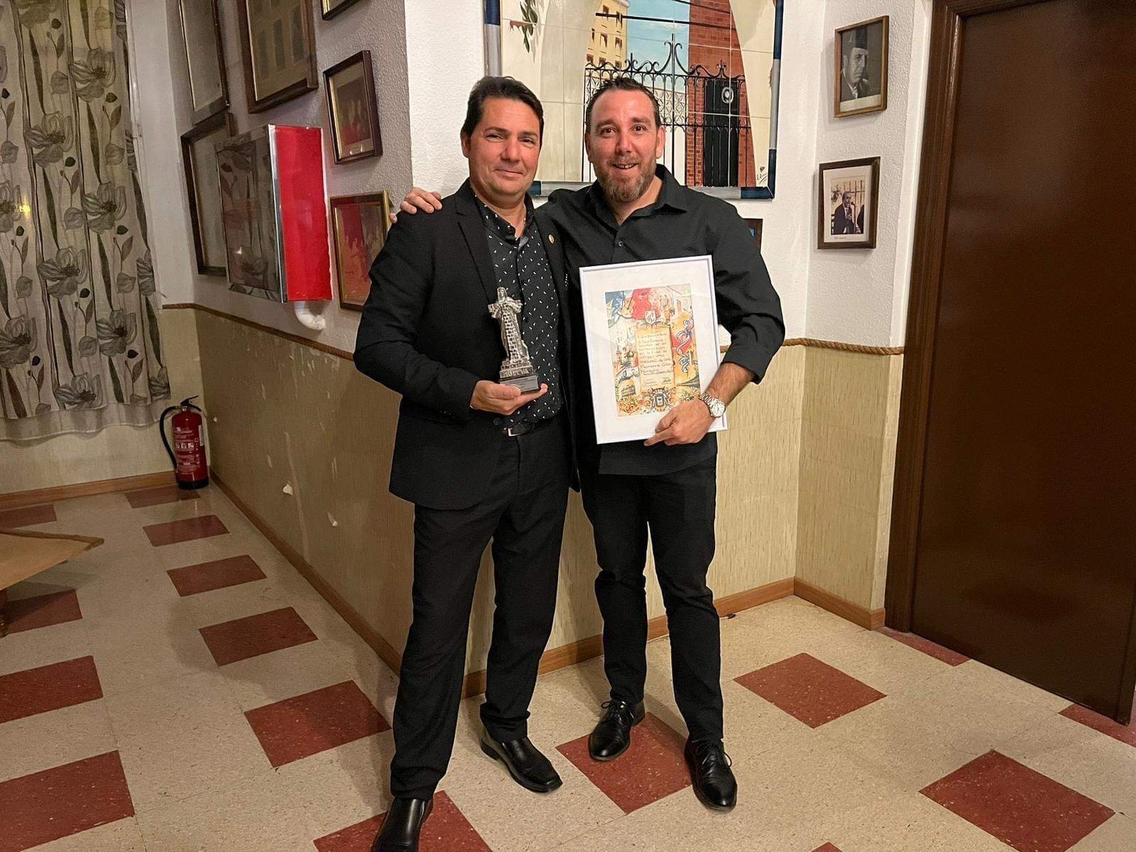 Celebración del premio en la Peña Flamenca de Huelva