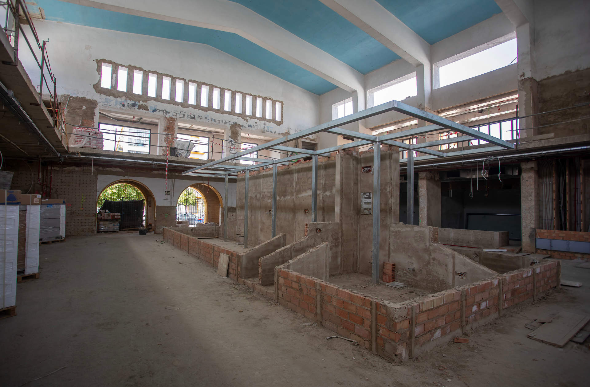 Mercado San Sebastián, estado actual de las obras