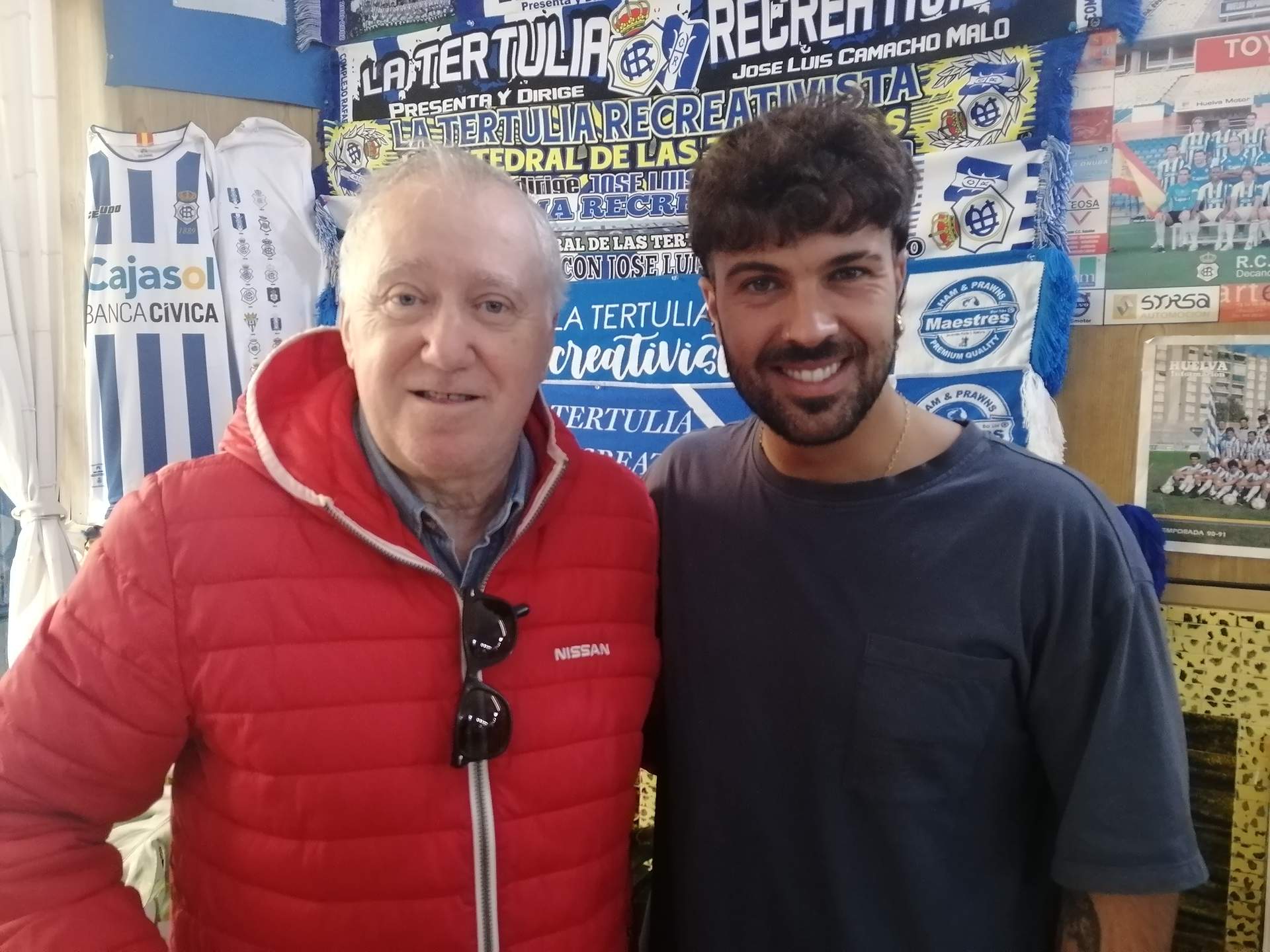 Moisés Losada junto con José Luis Camacho