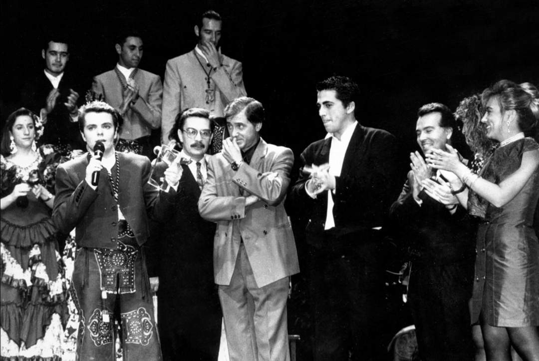 En la entrega de premios sevillanas