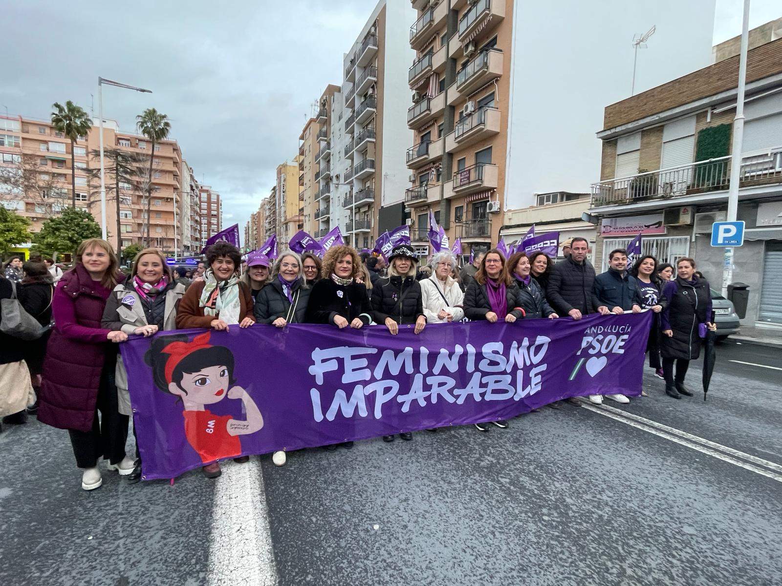 Limón, en la manifestación del 8M