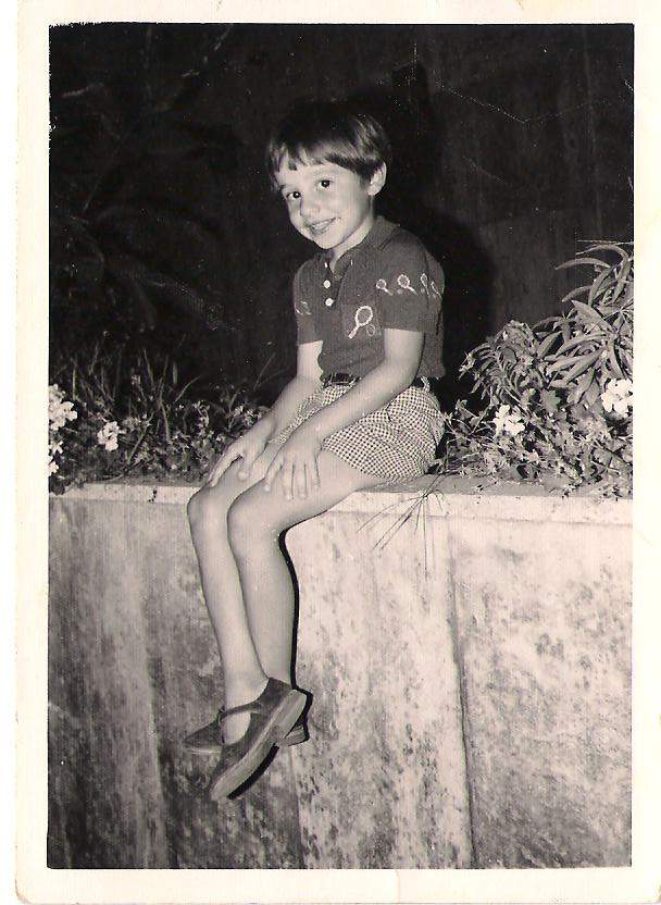 Enrique Nielsen a los seis años de edad