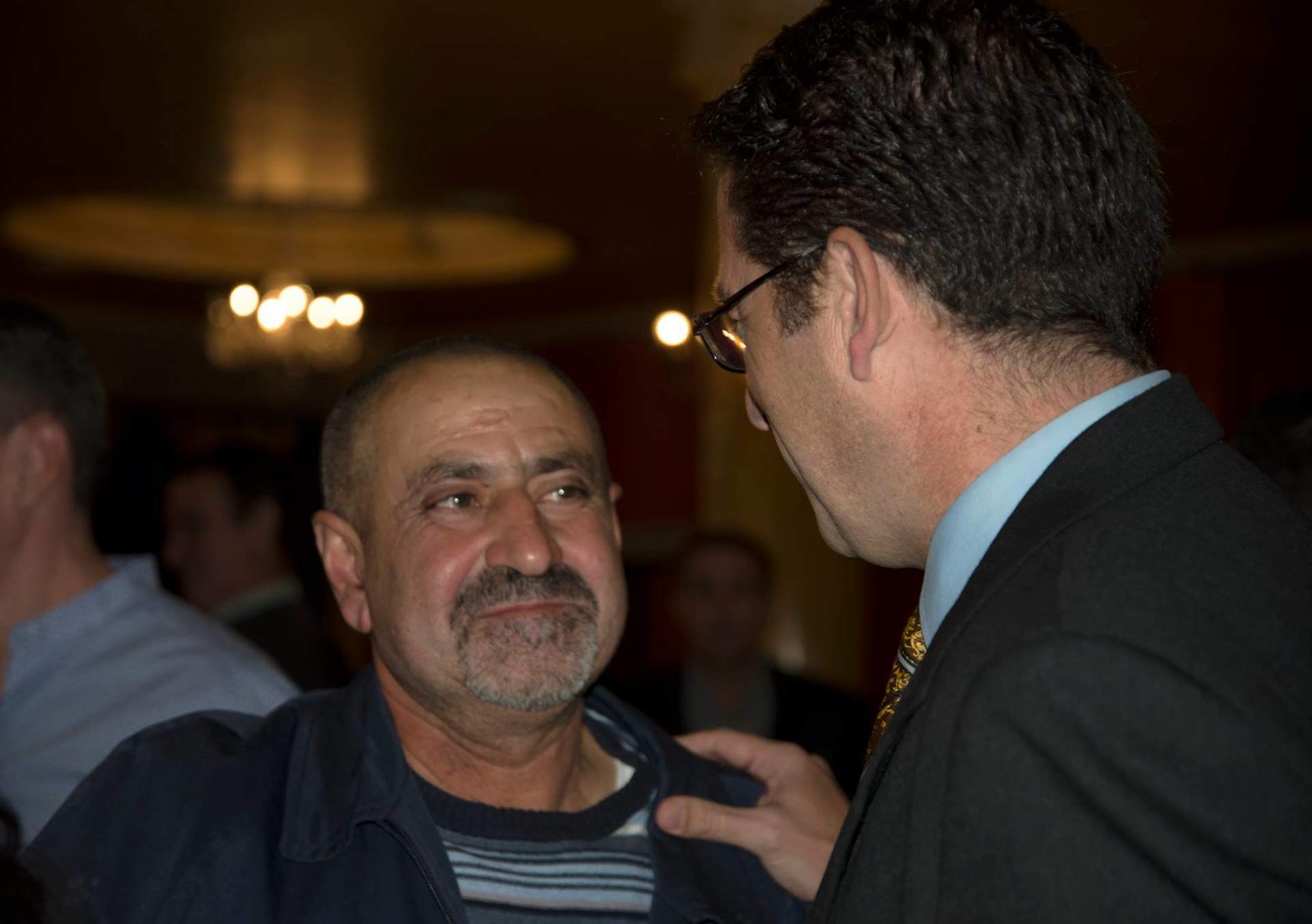 En el homenaje a su mentor Manolo Pulido